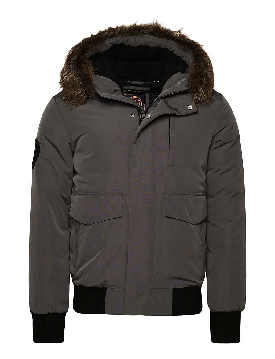 Superdry - EVEREST BOMBER - daunenjacken - charcoal - 1
