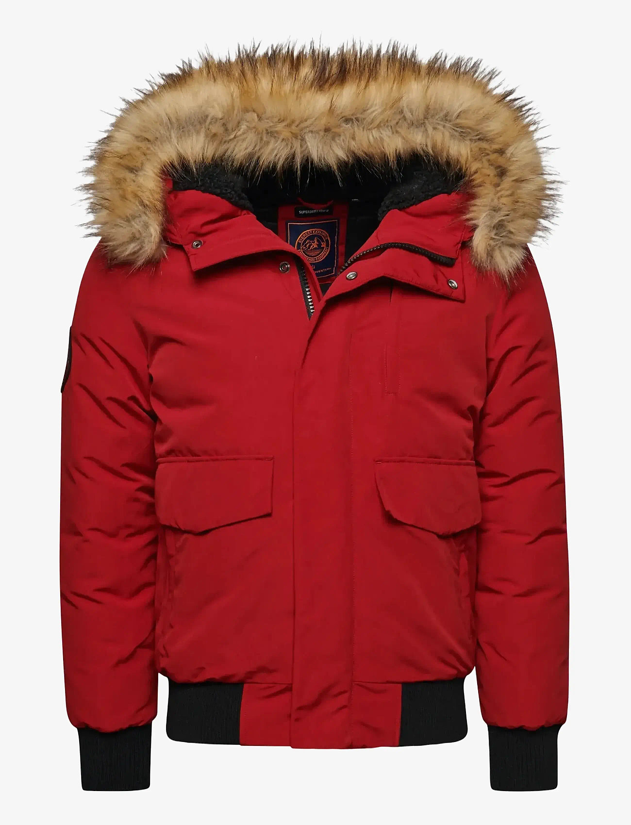 Superdry - EVEREST BOMBER - herbstjacken - deep red - 0