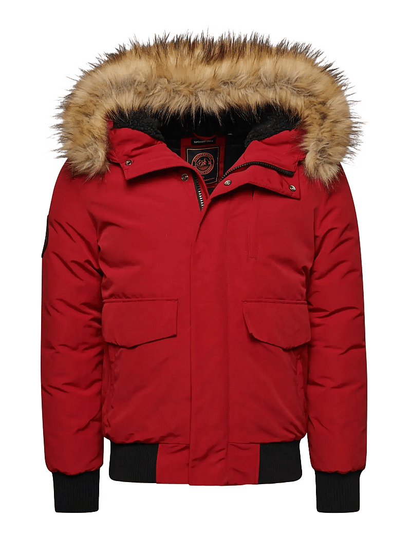 Superdry - EVEREST BOMBER - daunenjacken - deep red - 1