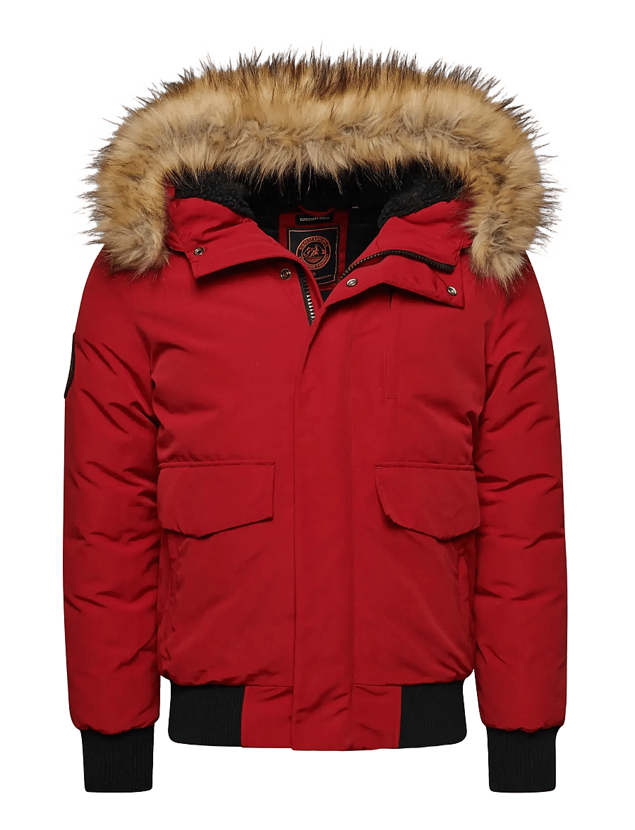 Superdry - EVEREST BOMBER - daunenjacken - deep red - 1