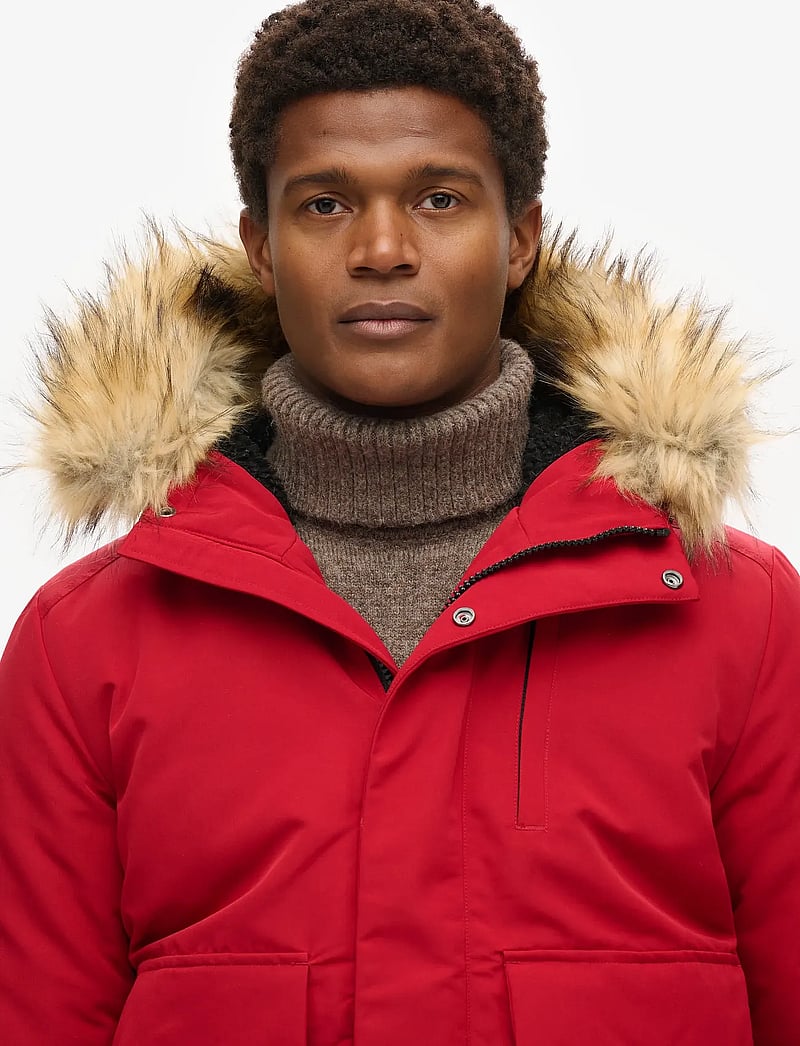 Superdry - EVEREST BOMBER - daunenjacken - deep red - 3
