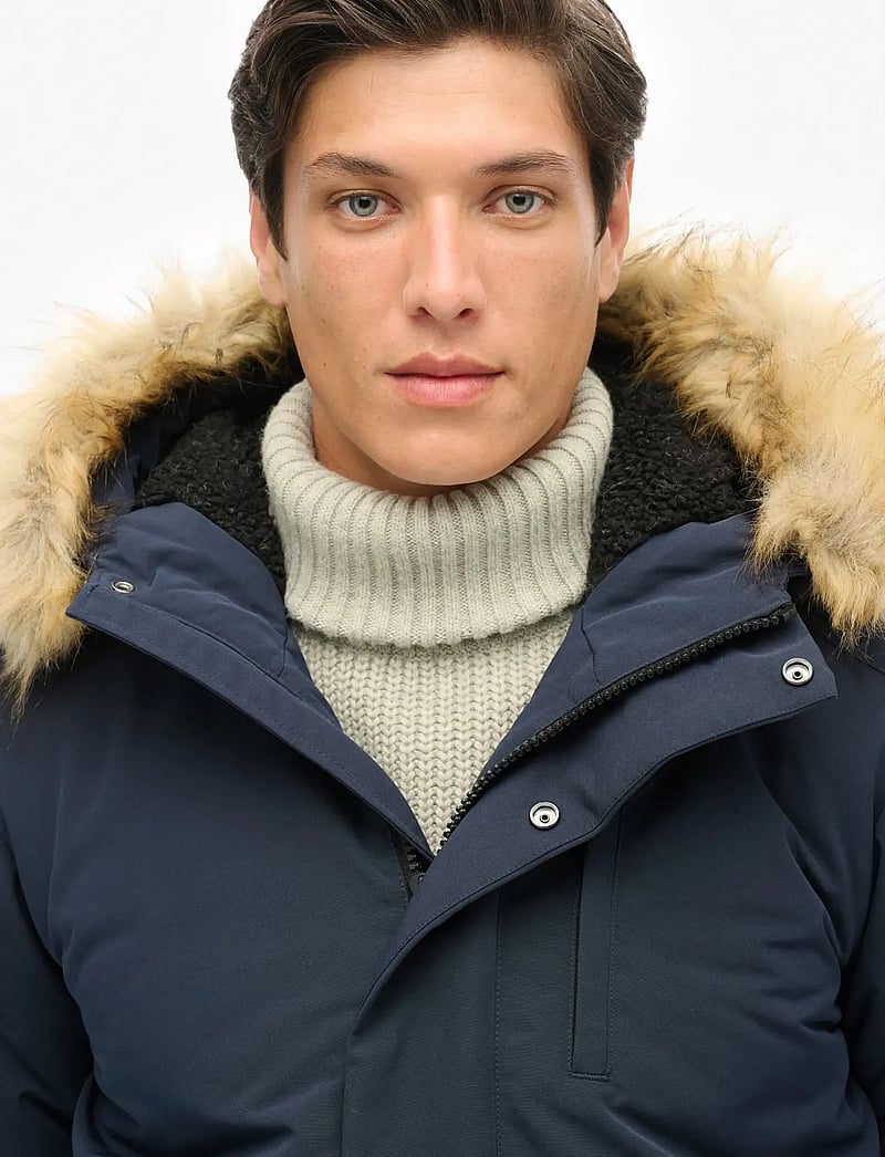 Superdry - EVEREST BOMBER - daunenjacken - nordic chrome navy - 4