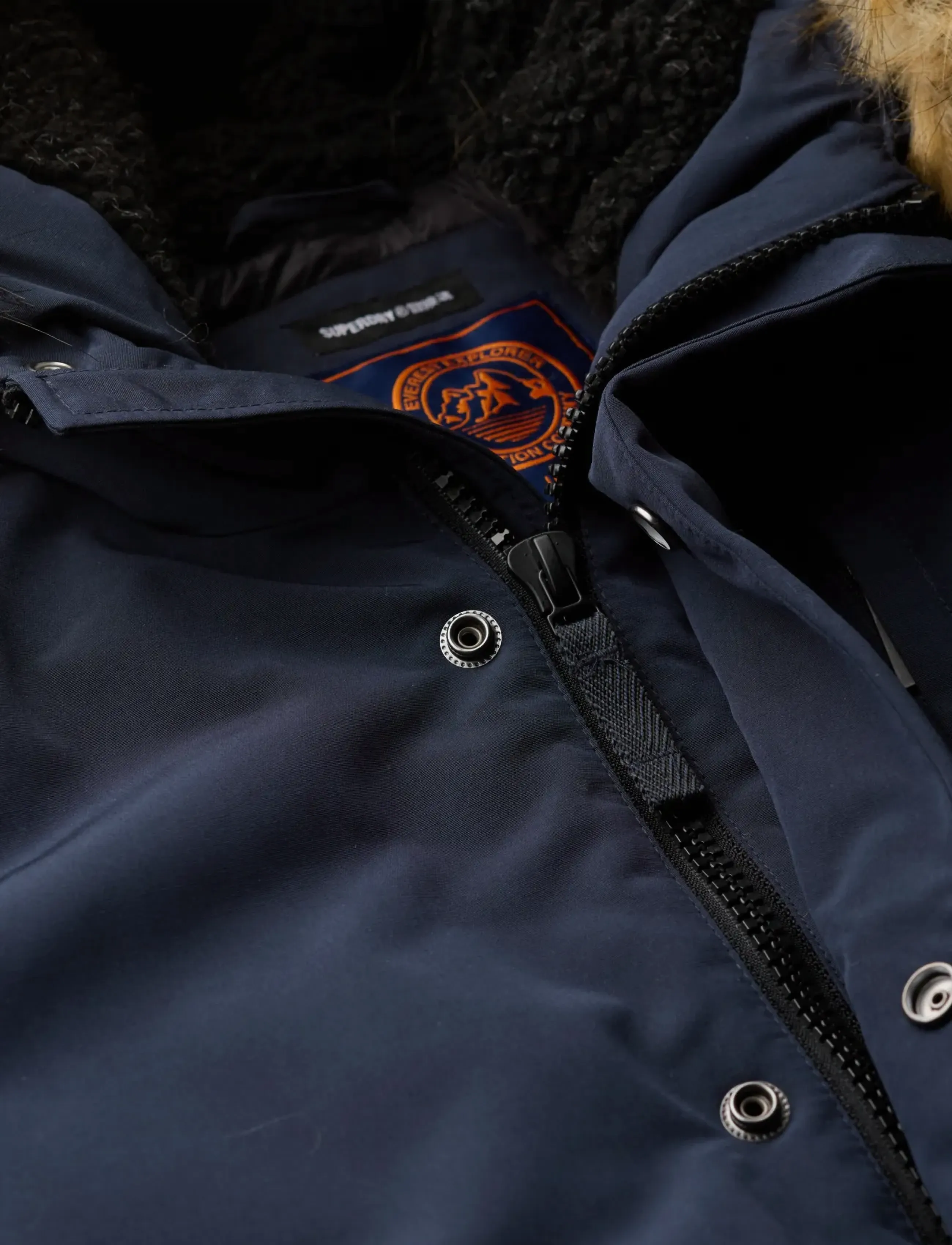 Superdry - EVEREST BOMBER - vinterjakker - nordic chrome navy - 5