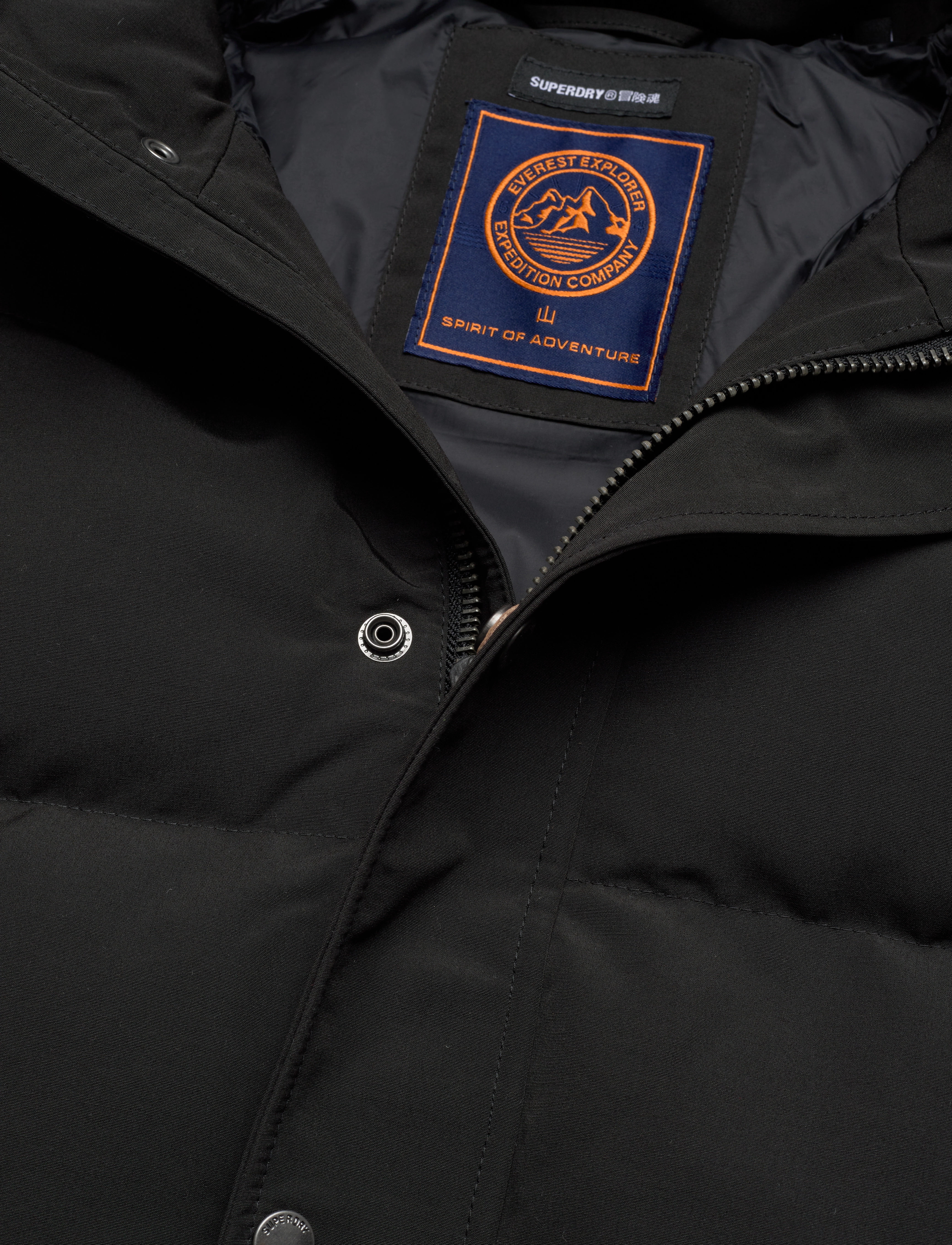 Superdry - HOODED EVEREST GILET - black - 2