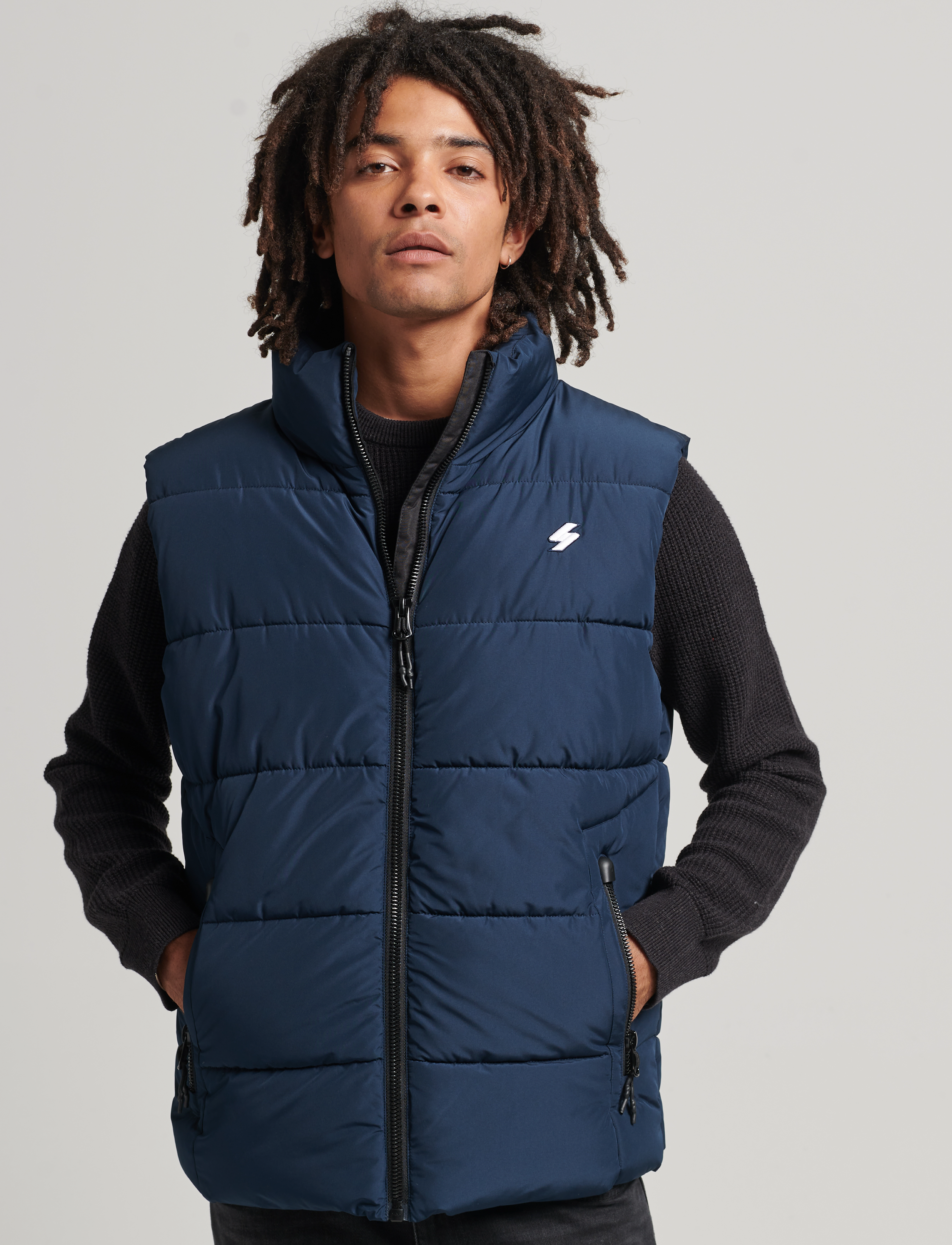 Superdry - SPORTS PUFFER GILET - deep navy - 3
