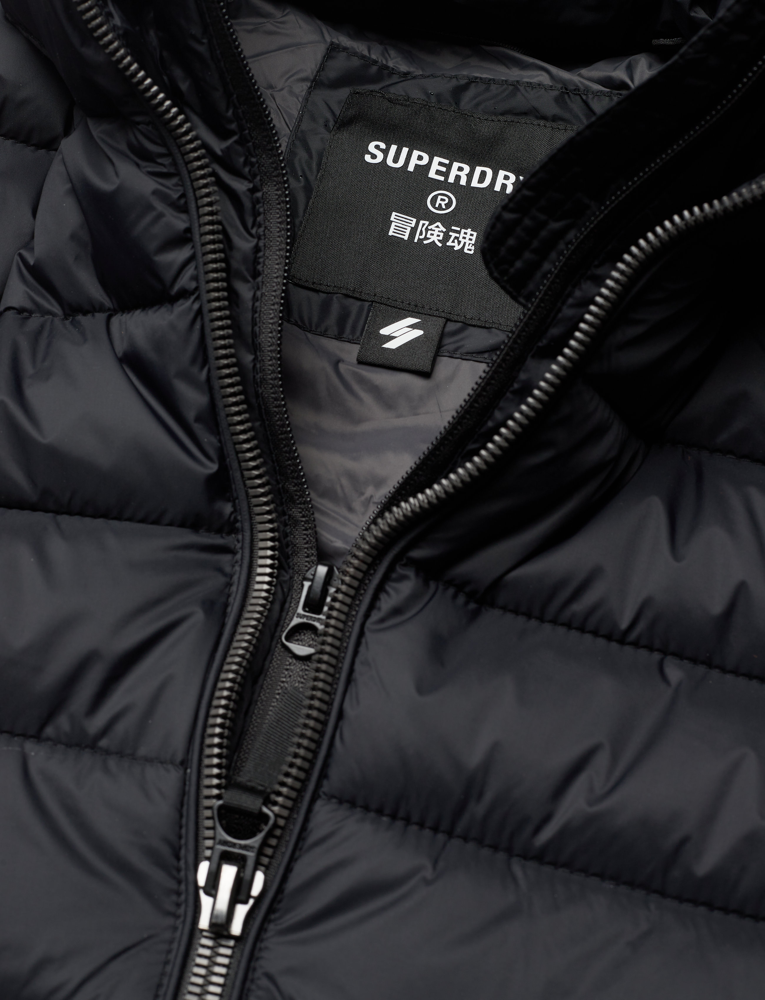 Superdry - CLASSIC FUJI PUFFER JACKET - black - 5