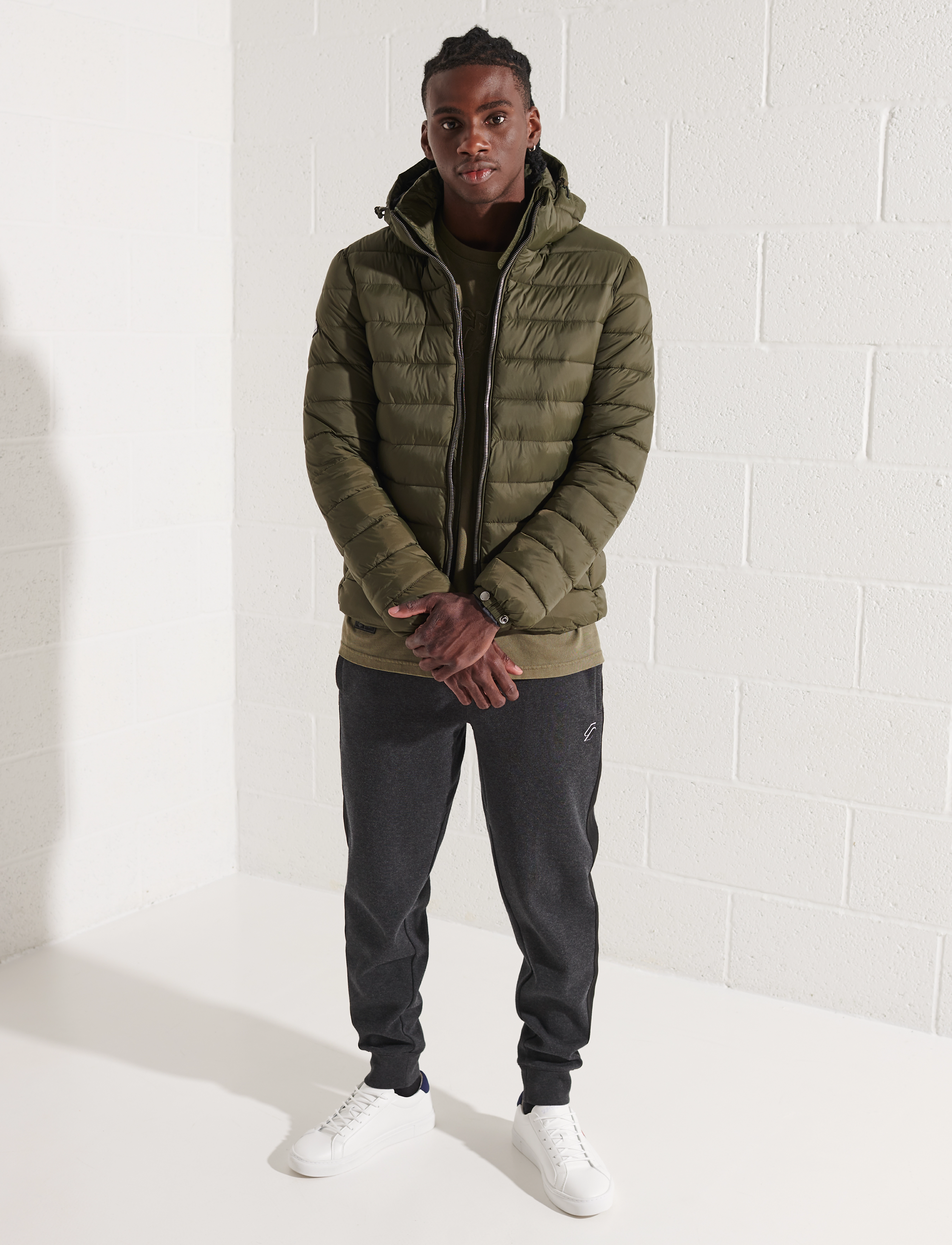 Superdry - CLASSIC FUJI PUFFER JACKET - dark moss - 3