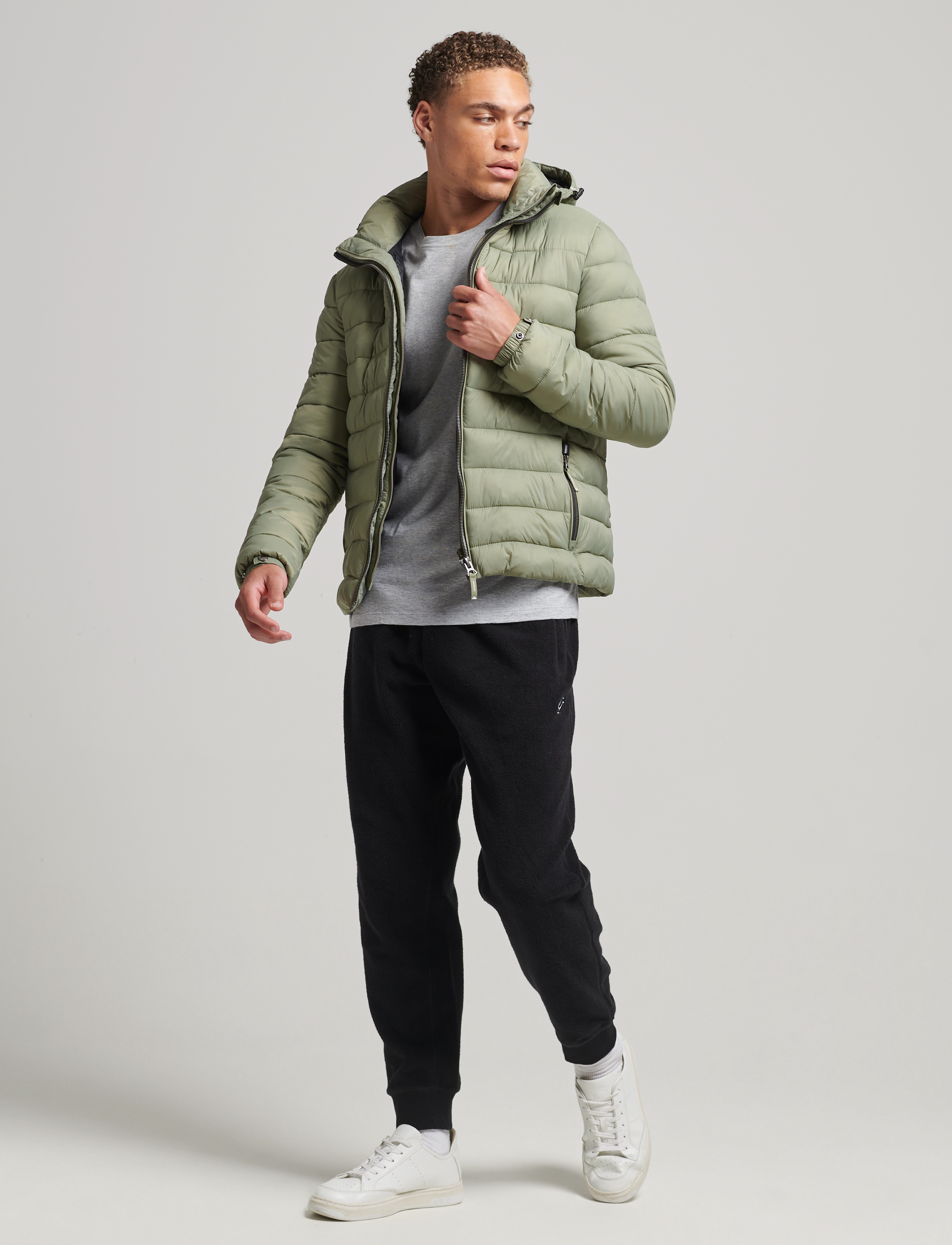 Superdry - CLASSIC FUJI PUFFER JACKET - light khaki - 4