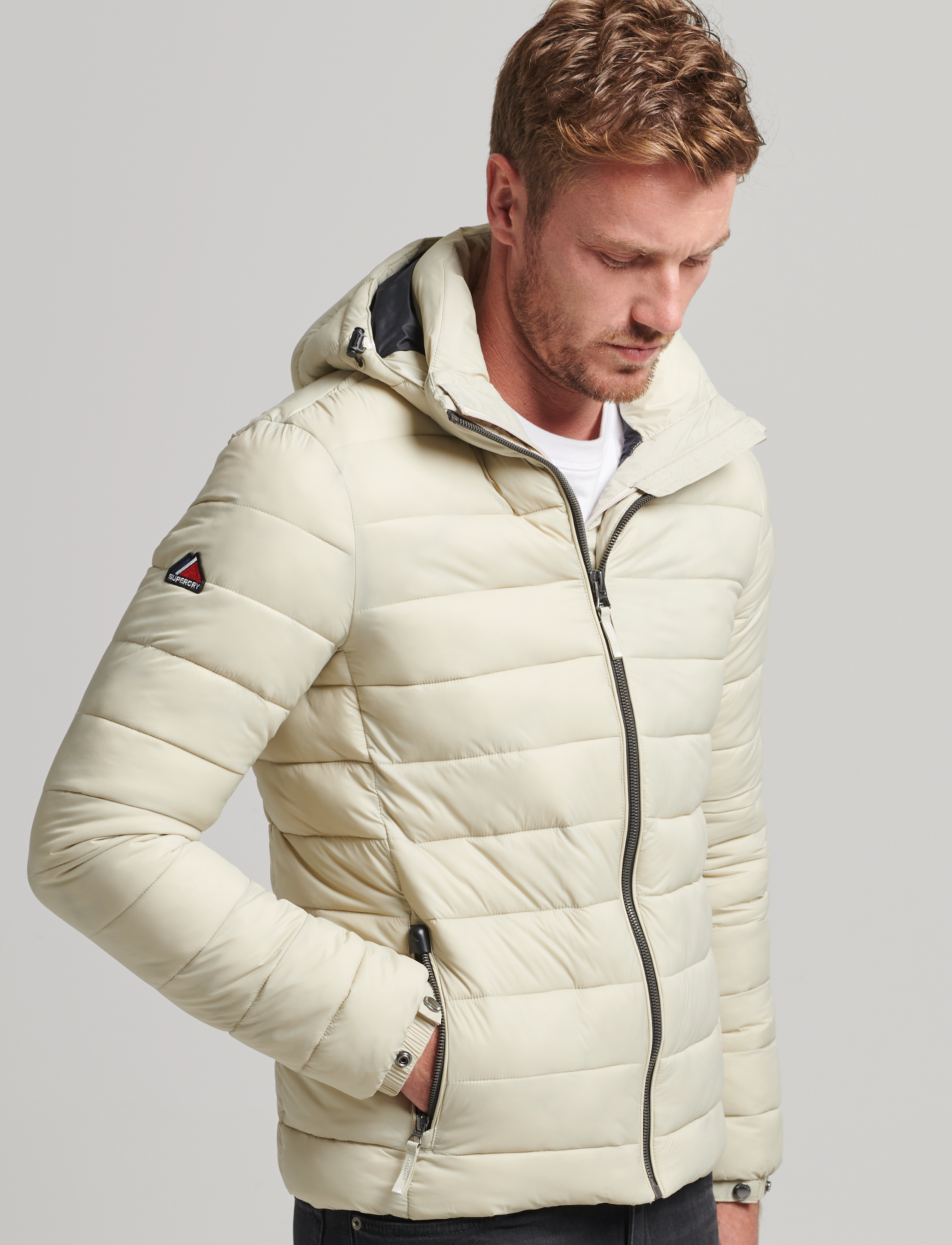 Superdry - CLASSIC FUJI PUFFER JACKET - pelican - 2