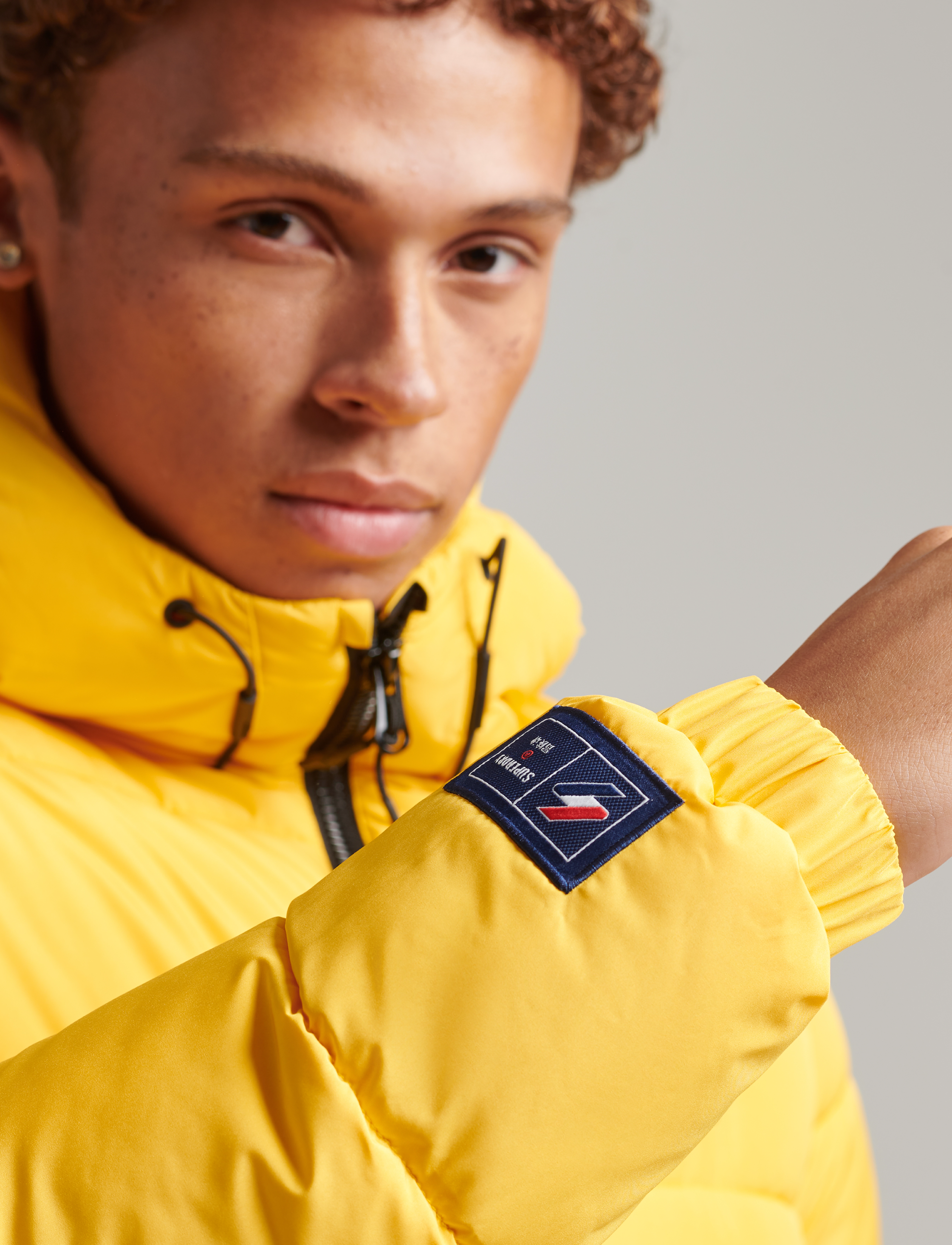 Superdry - HOODED SPORTS PUFFER - volt - 4