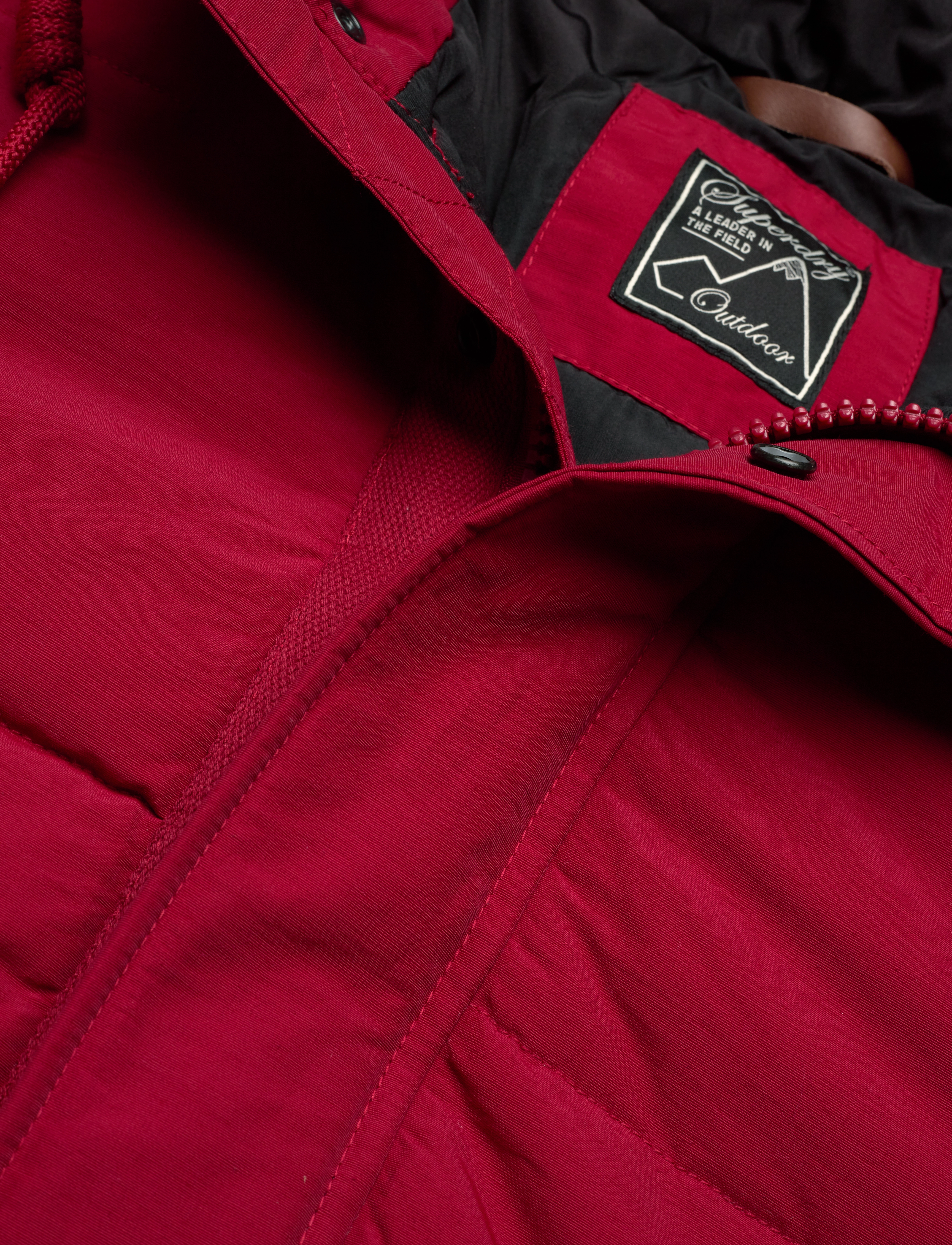 Superdry - VINTAGE MOUNTAIN PUFFER JACKET - deep red - 3
