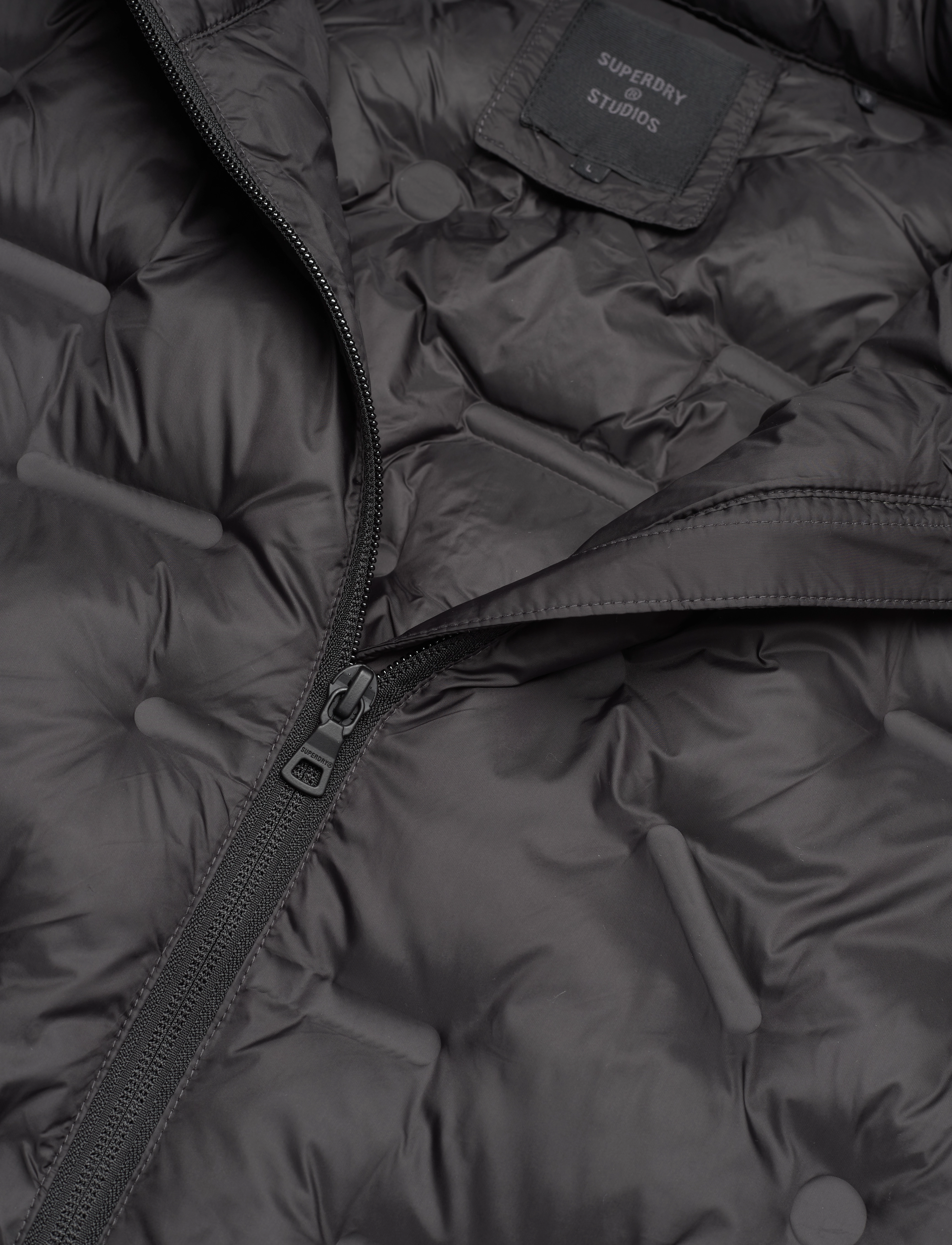 Superdry - STUDIOS HEAT SEAL QUILT JACKET - black - 5