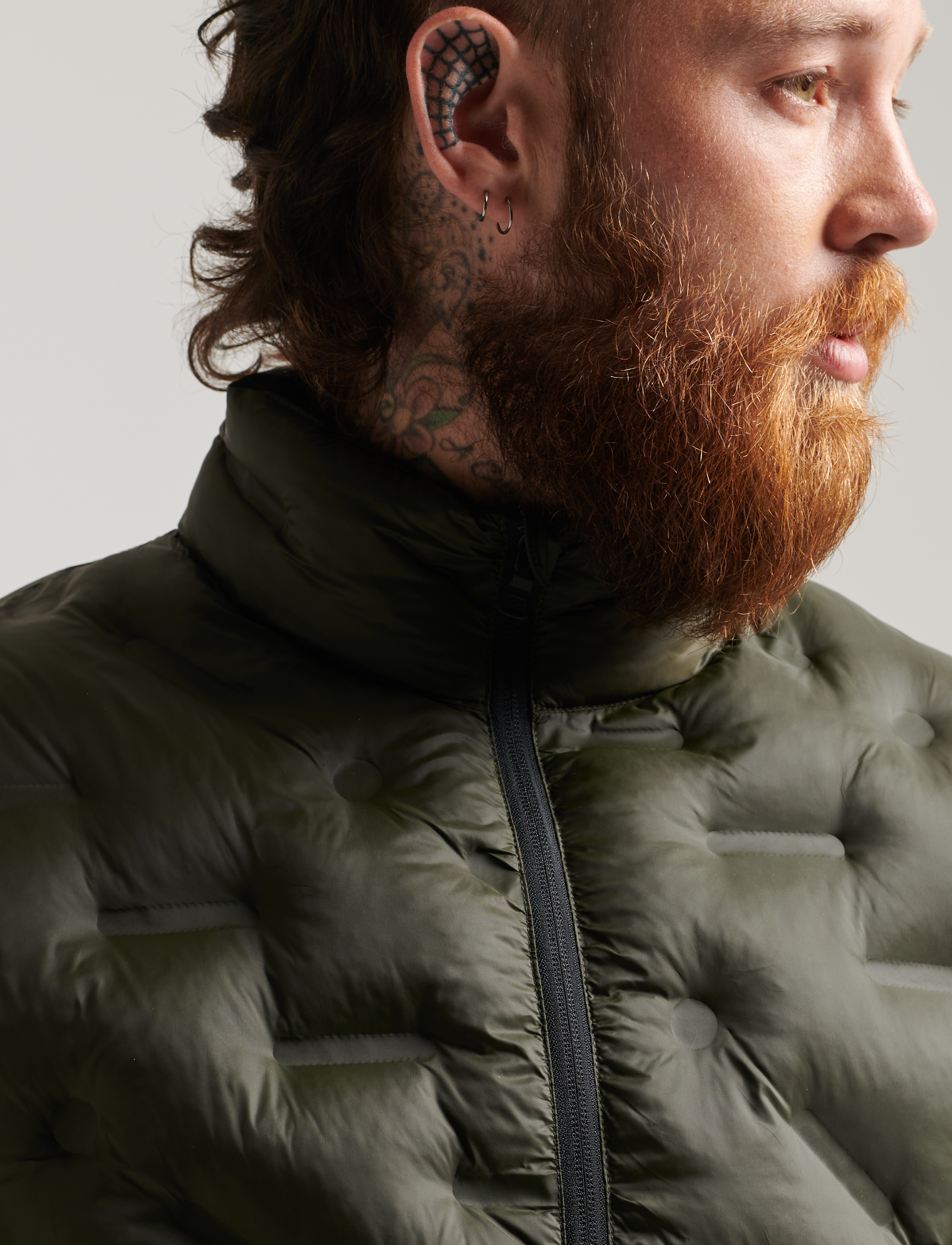 Superdry - STUDIOS HEAT SEAL QUILT JACKET - surplus goods olive - 4