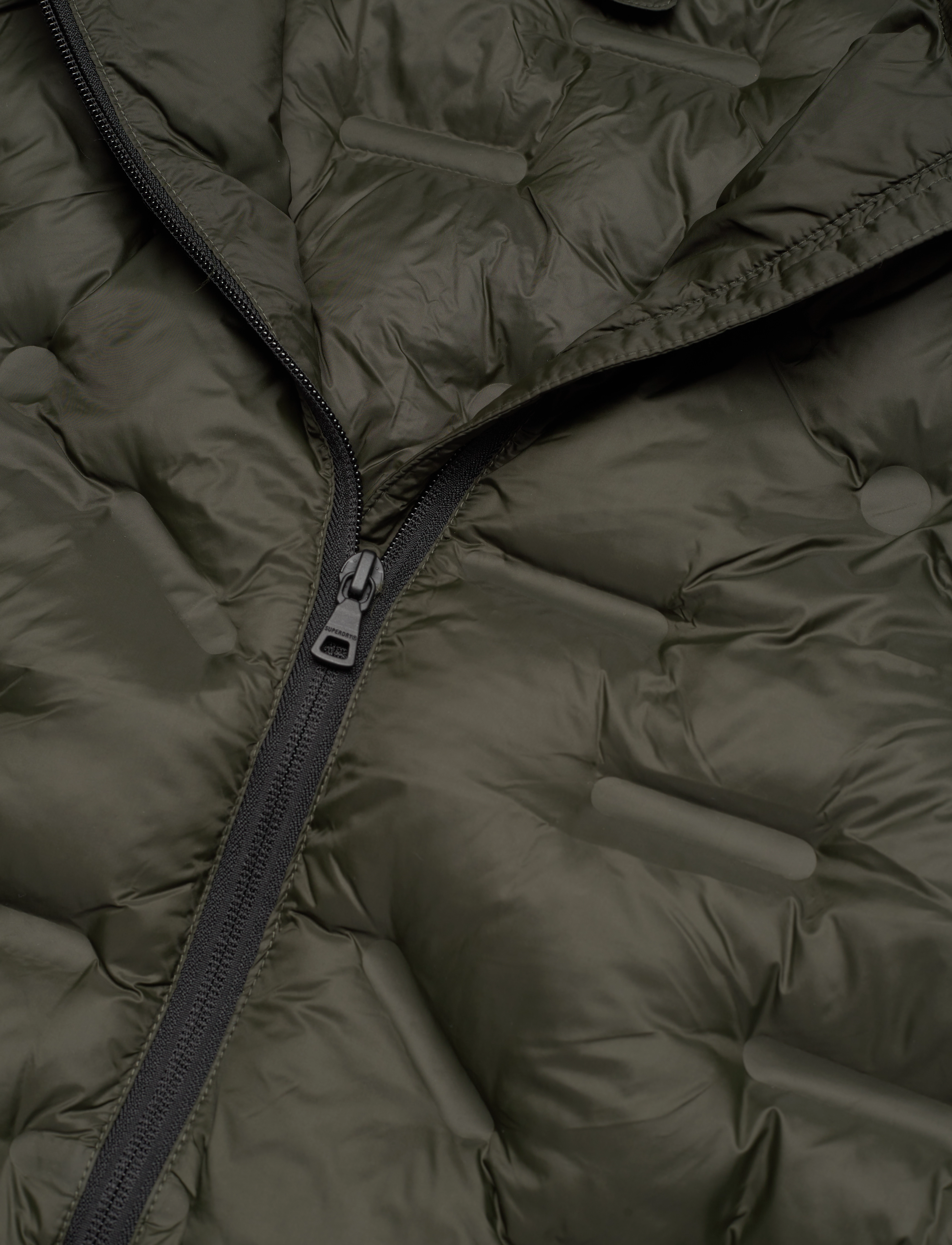 Superdry - STUDIOS HEAT SEAL QUILT JACKET - surplus goods olive - 5