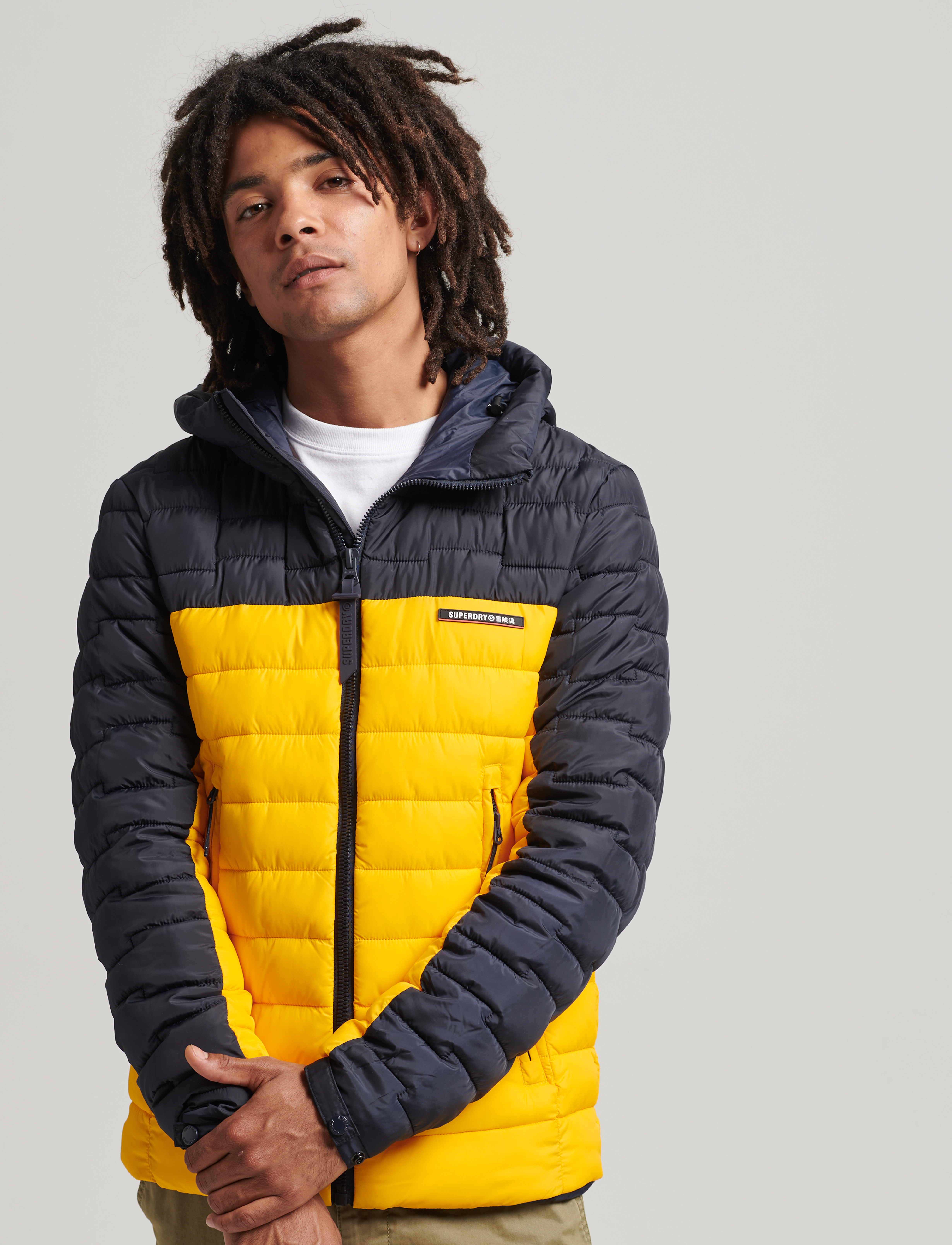 Superdry - CODE XPD RADAR QUILT MIX JKT - volt - 2