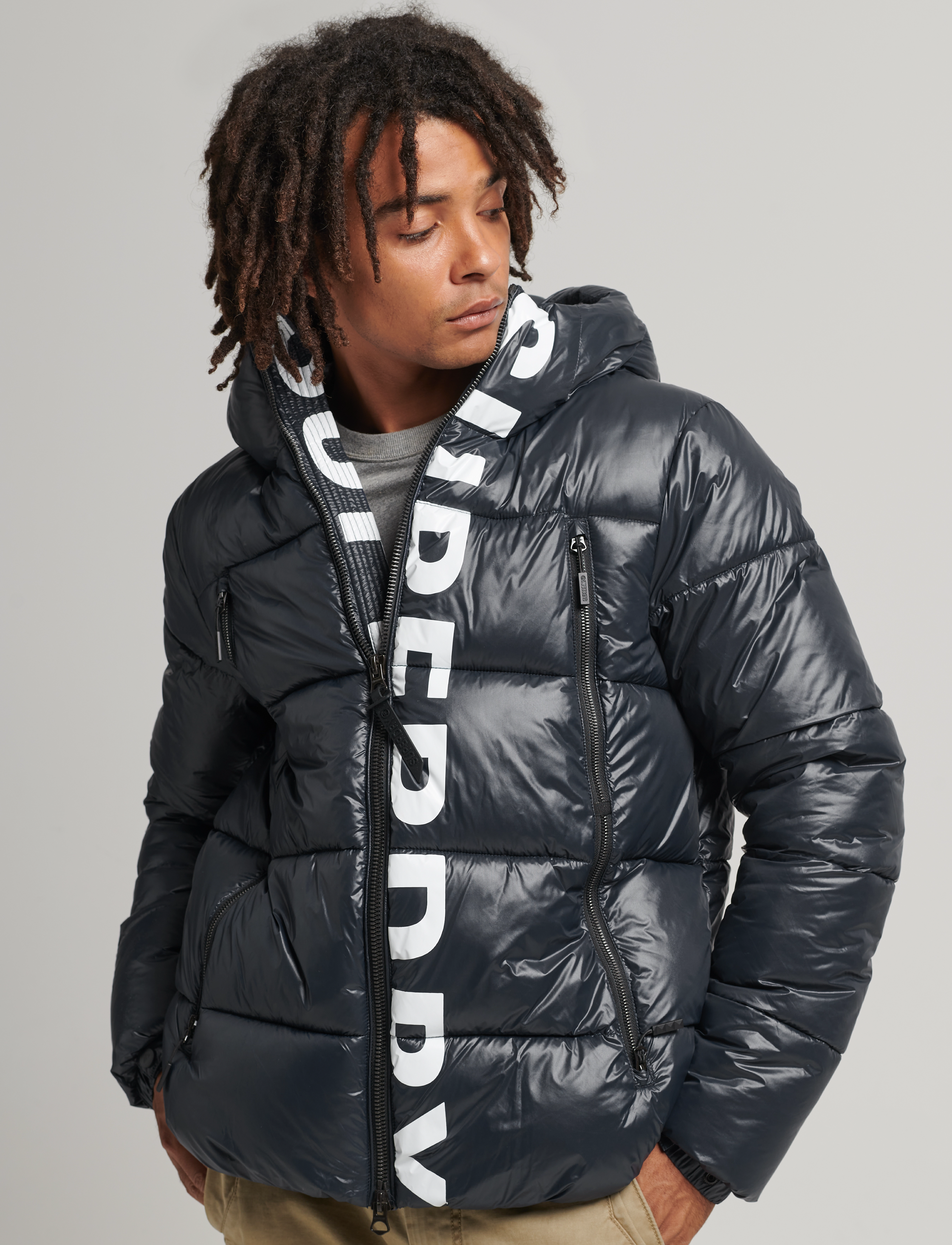 Superdry - CODE MTN HOODED ALPINE JKT - eclipse navy - 2