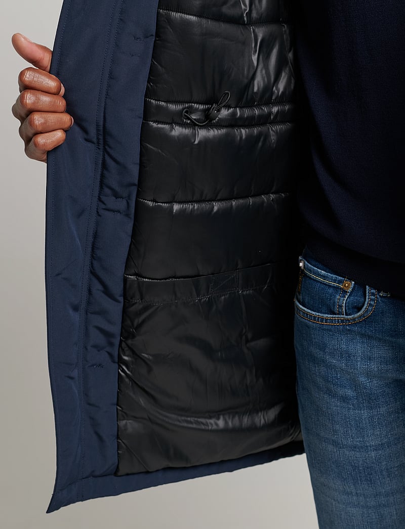 Superdry - VINTAGE EVEREST PARKA - vinterjackor - nordic chrome navy - 4