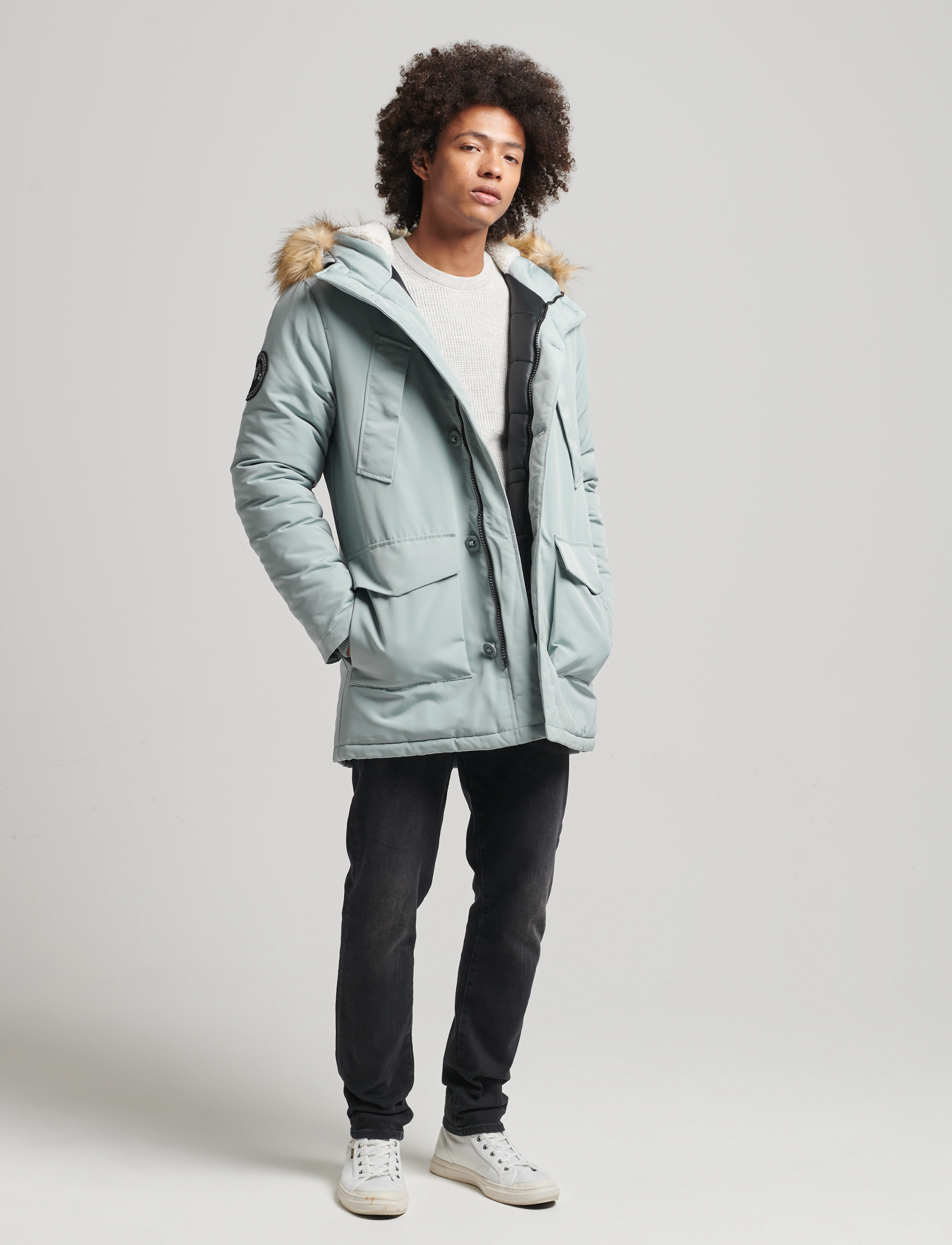 Superdry - VINTAGE EVEREST PARKA - skylark - 3