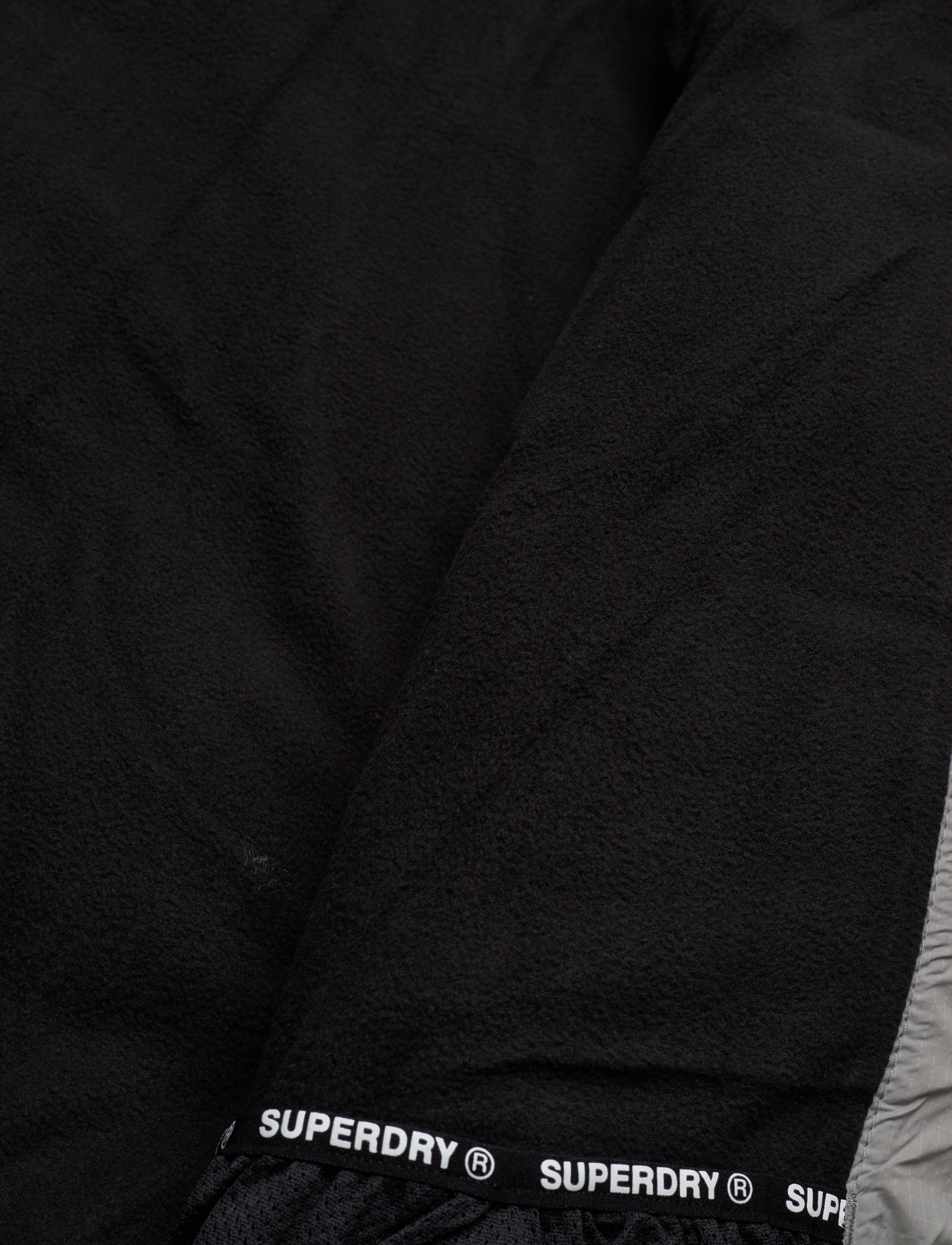 Superdry - NON HOODED SPORTS PUFFER - football grid dove grey - 4