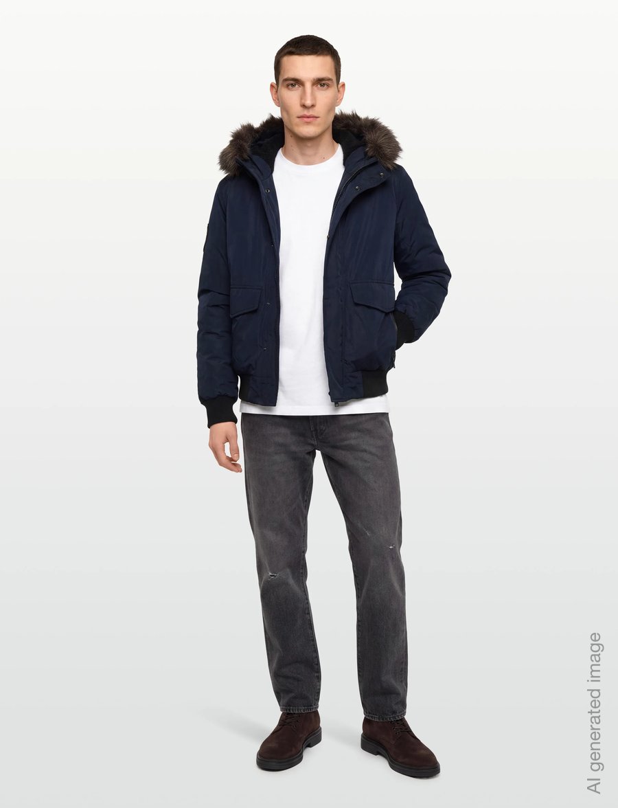 Superdry - EVEREST BOMBER - daunenjacken - nautical navy - 0
