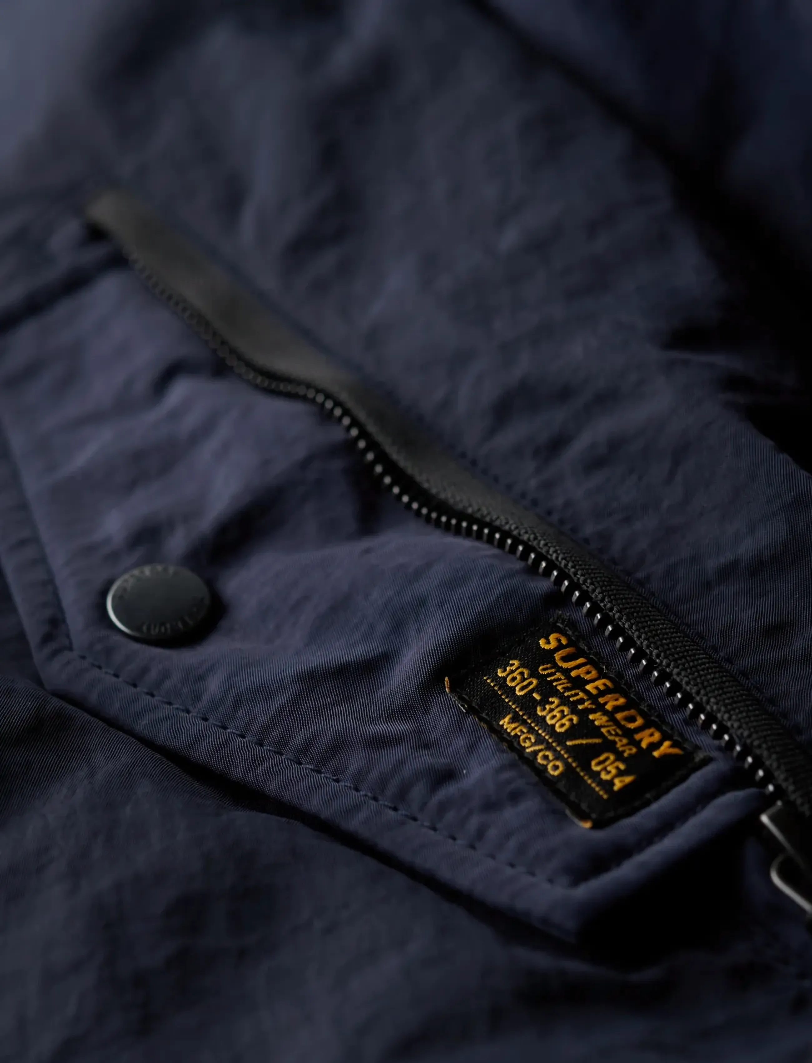 Superdry - MILITARY HOODED MA1 JACKET - hybridjakker - eclipse navy - 5