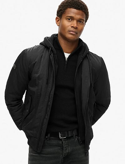 Military Hooded Ma1 Jacket - Bomberjakker