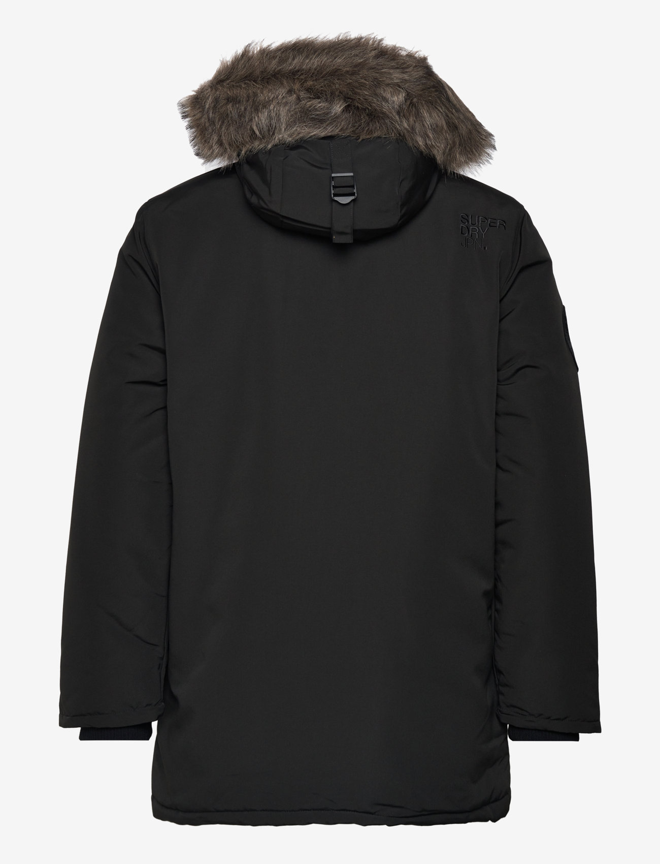 Superdry - EVEREST FAUX FUR HOODED PARKA - jet black - 2
