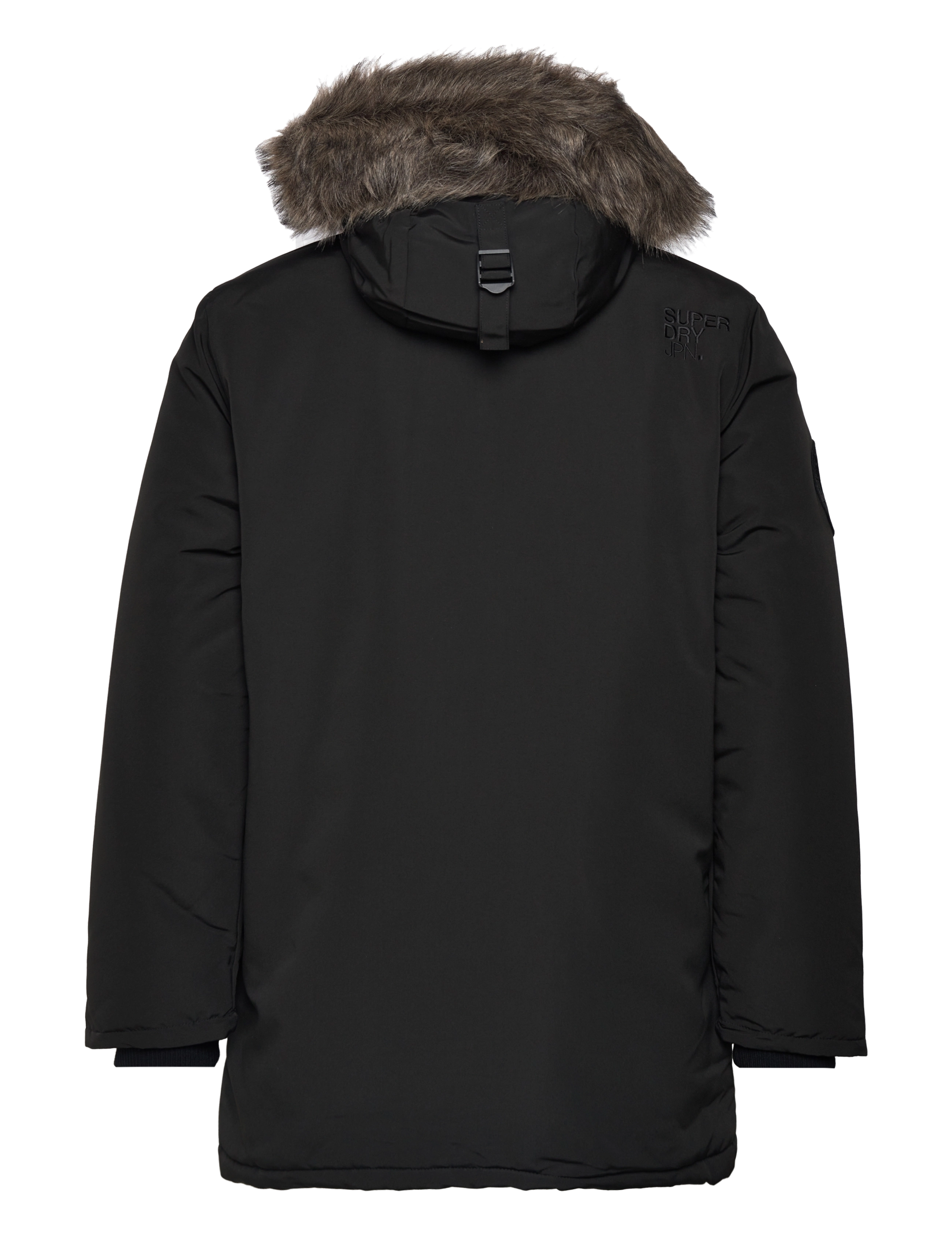 Superdry - EVEREST FAUX FUR HOODED PARKA - jet black - 2