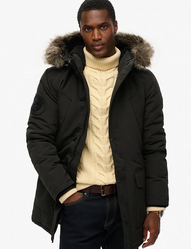 Parka Winterjacke Fake Fur Superdry Everest Faux Fur Parka