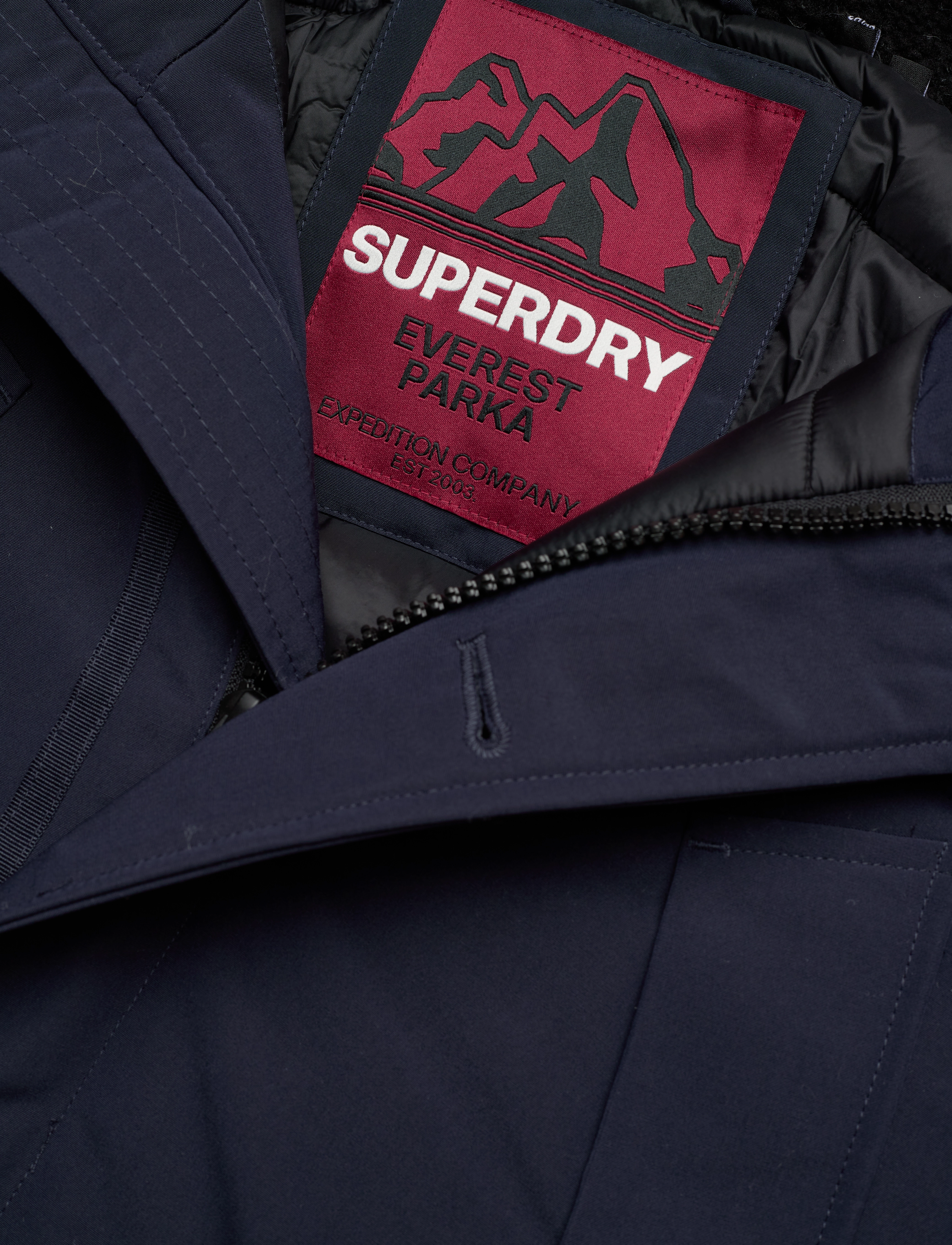 Superdry - EVEREST FAUX FUR HOODED PARKA - nordic chrome navy - 3