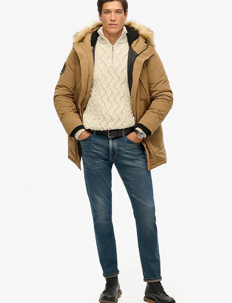 Superdry - EVEREST FAUX FUR HOODED PARKA - sandstone brown - 4