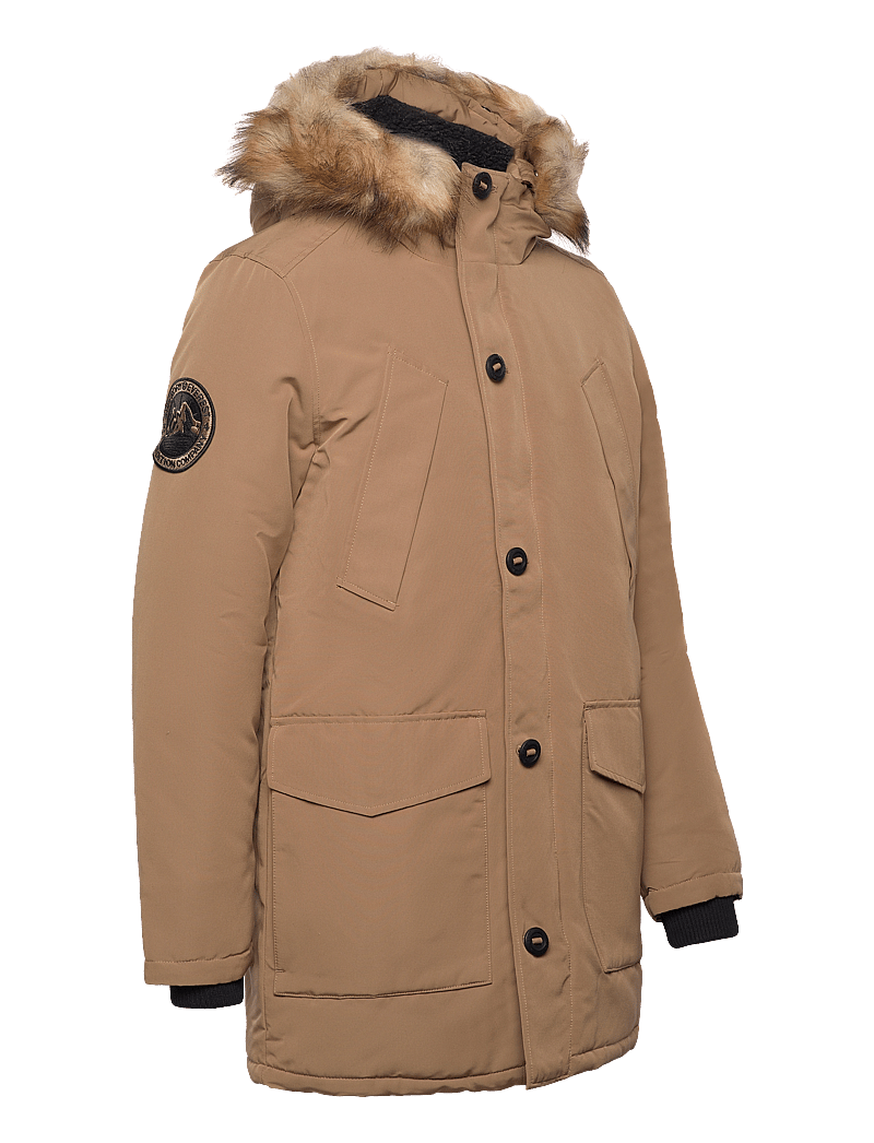 Superdry - EVEREST FAUX FUR HOODED PARKA - sandstone brown - 3