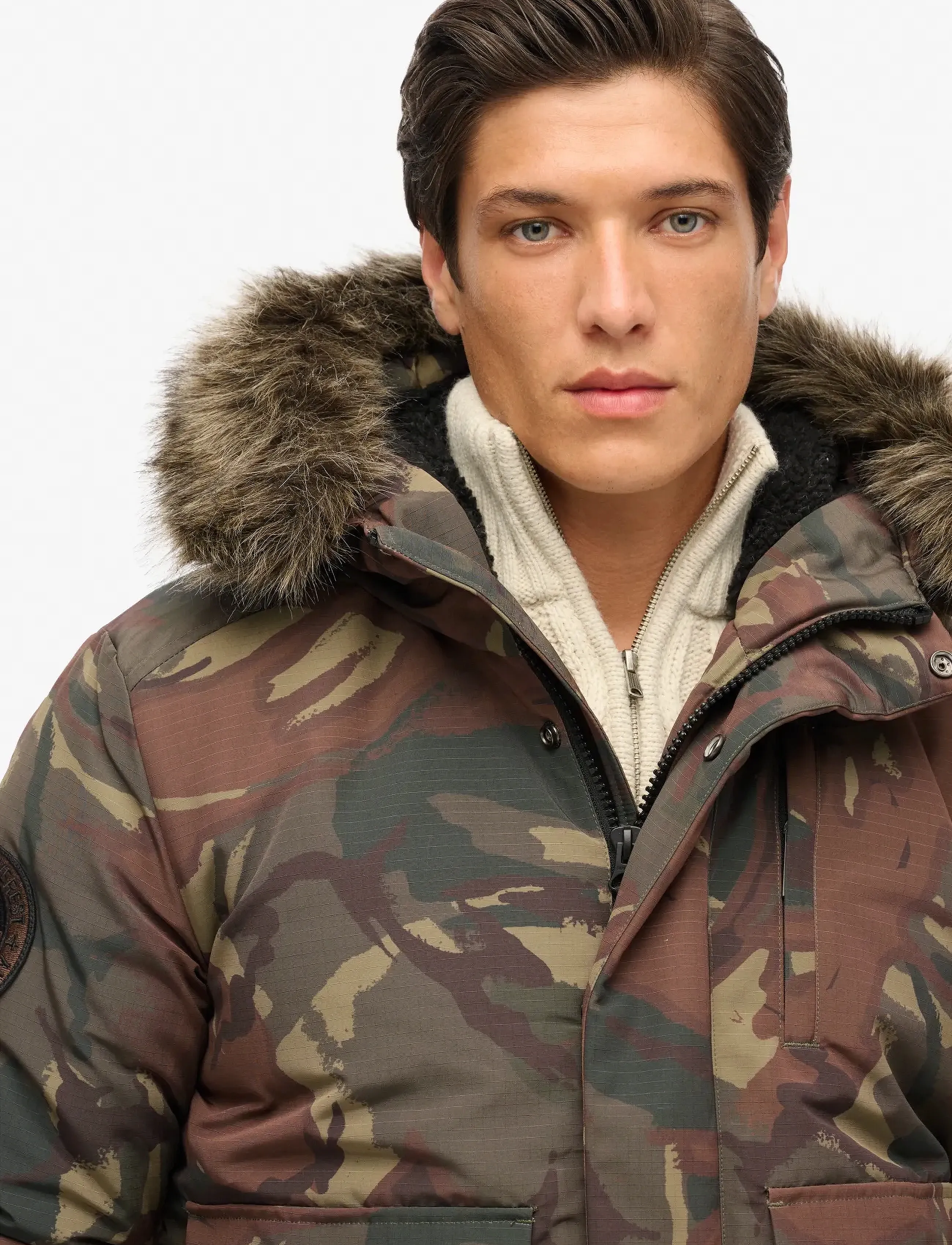 Everest Hooded Puffer Bomber 3