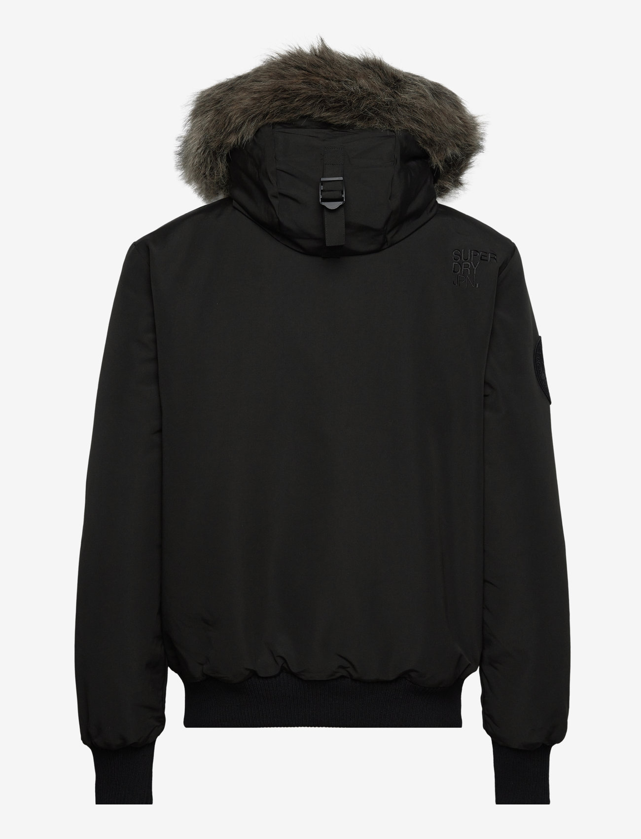 Superdry - EVEREST HOODED PUFFER BOMBER - vinterjackor - jet black - 2