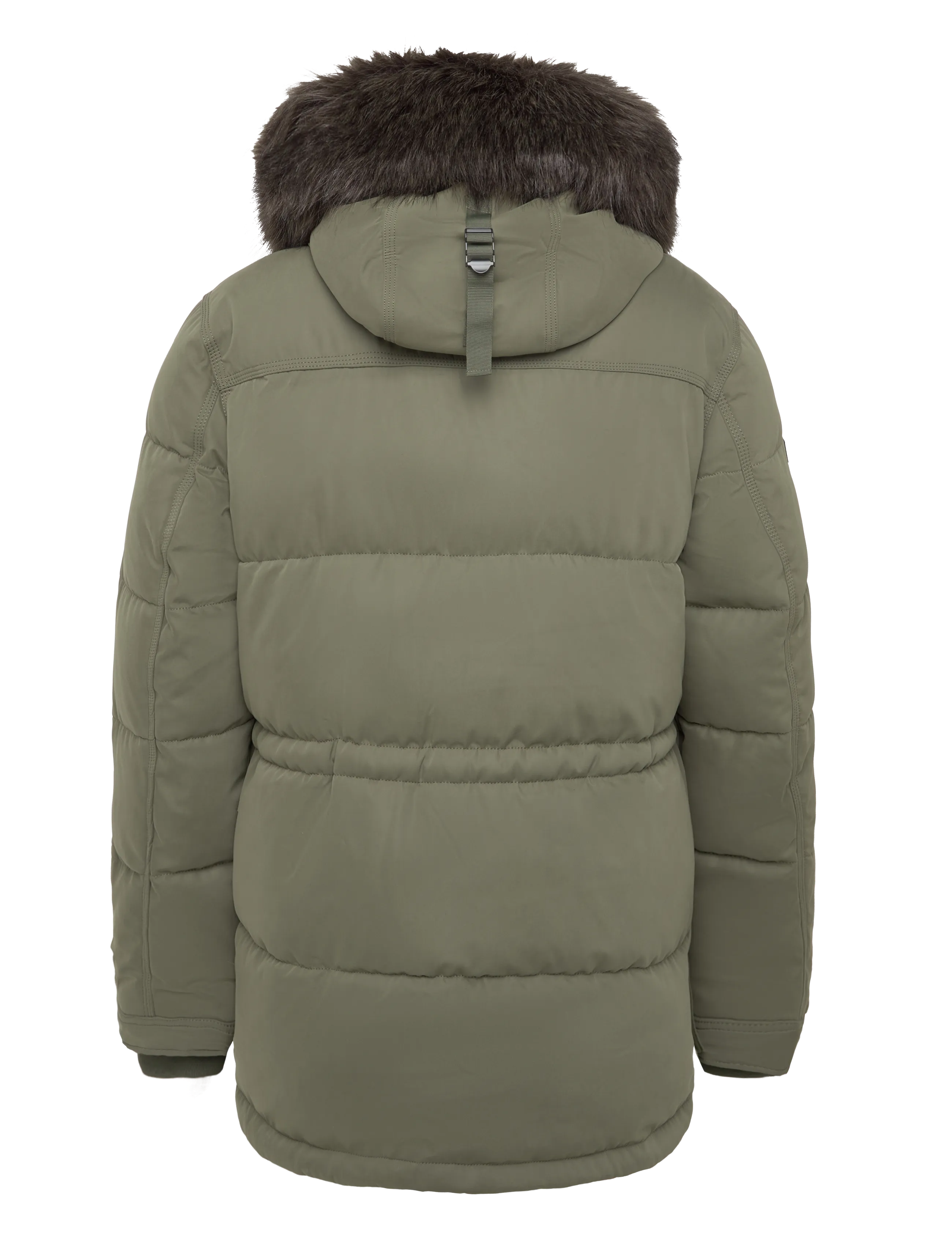 Superdry - CHINOOK FAUX FUR PARKA - vinterjakker - dusty olive green - 2