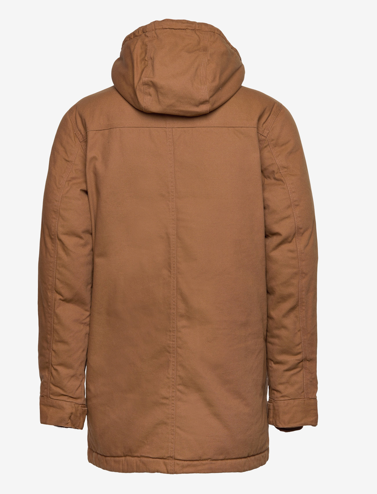 Superdry - WORKWEAR HOODED PARKA - denim co tobacco brown - 1