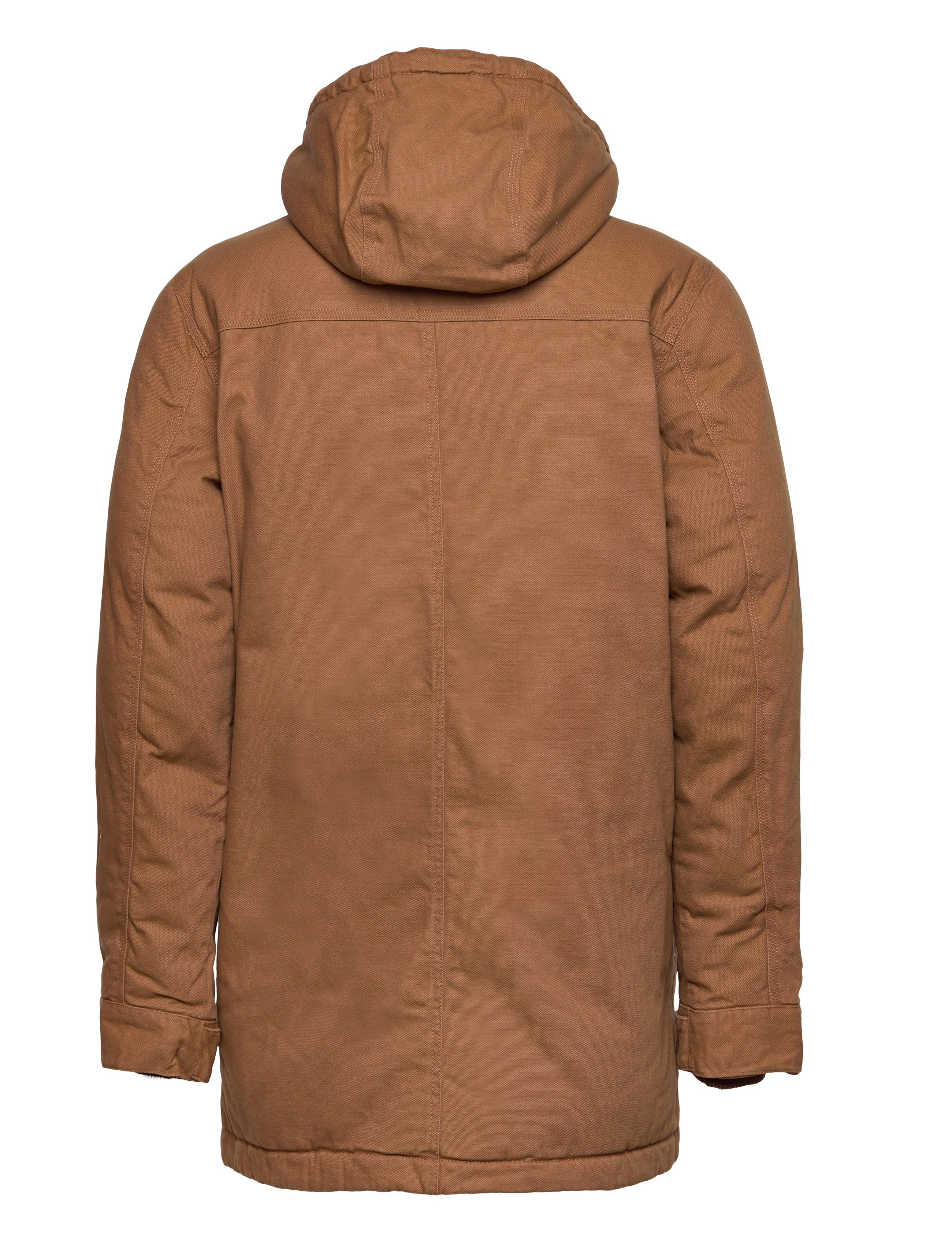 Superdry - WORKWEAR HOODED PARKA - denim co tobacco brown - 1