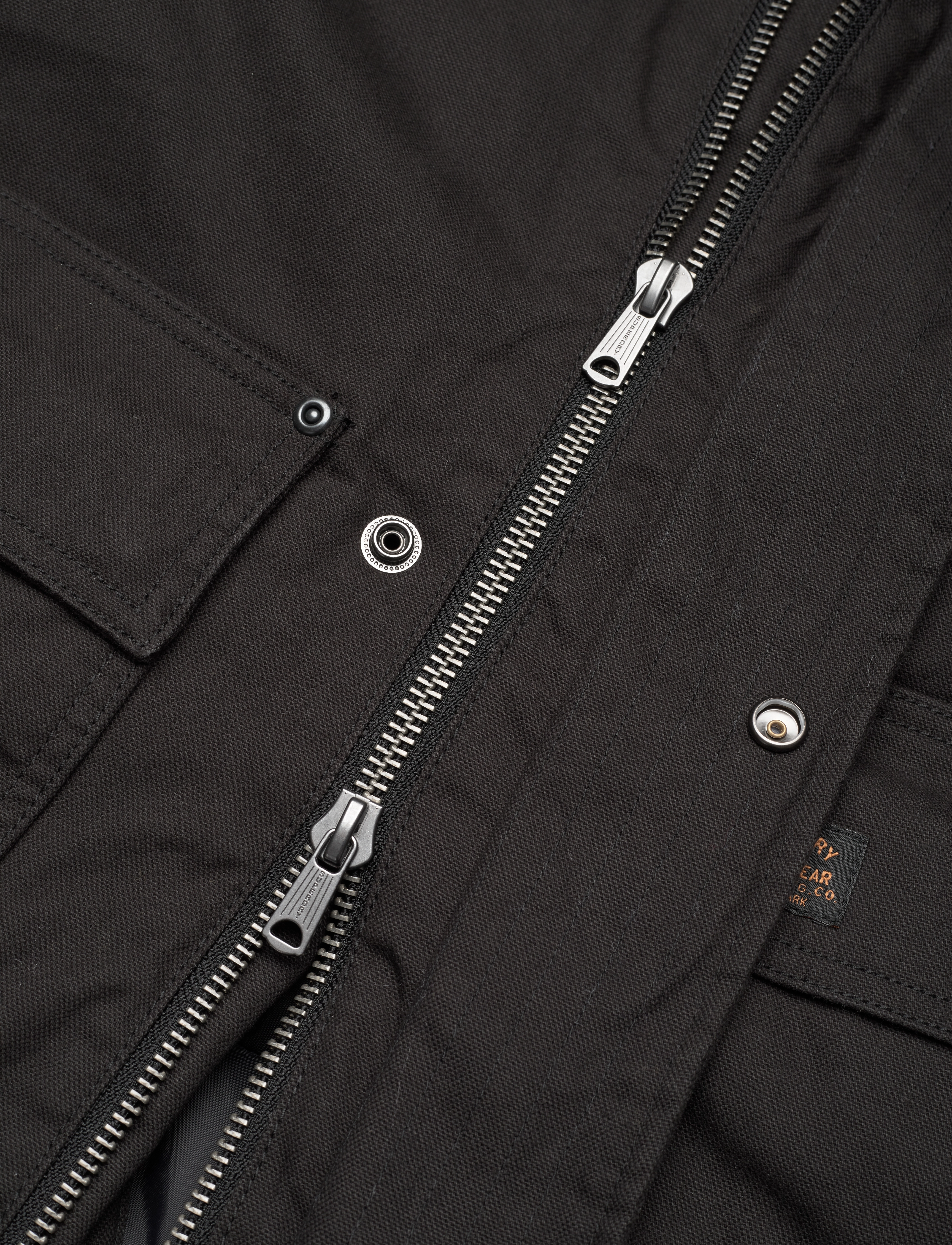 Superdry - WORKWEAR HOODED PARKA - noir - 3