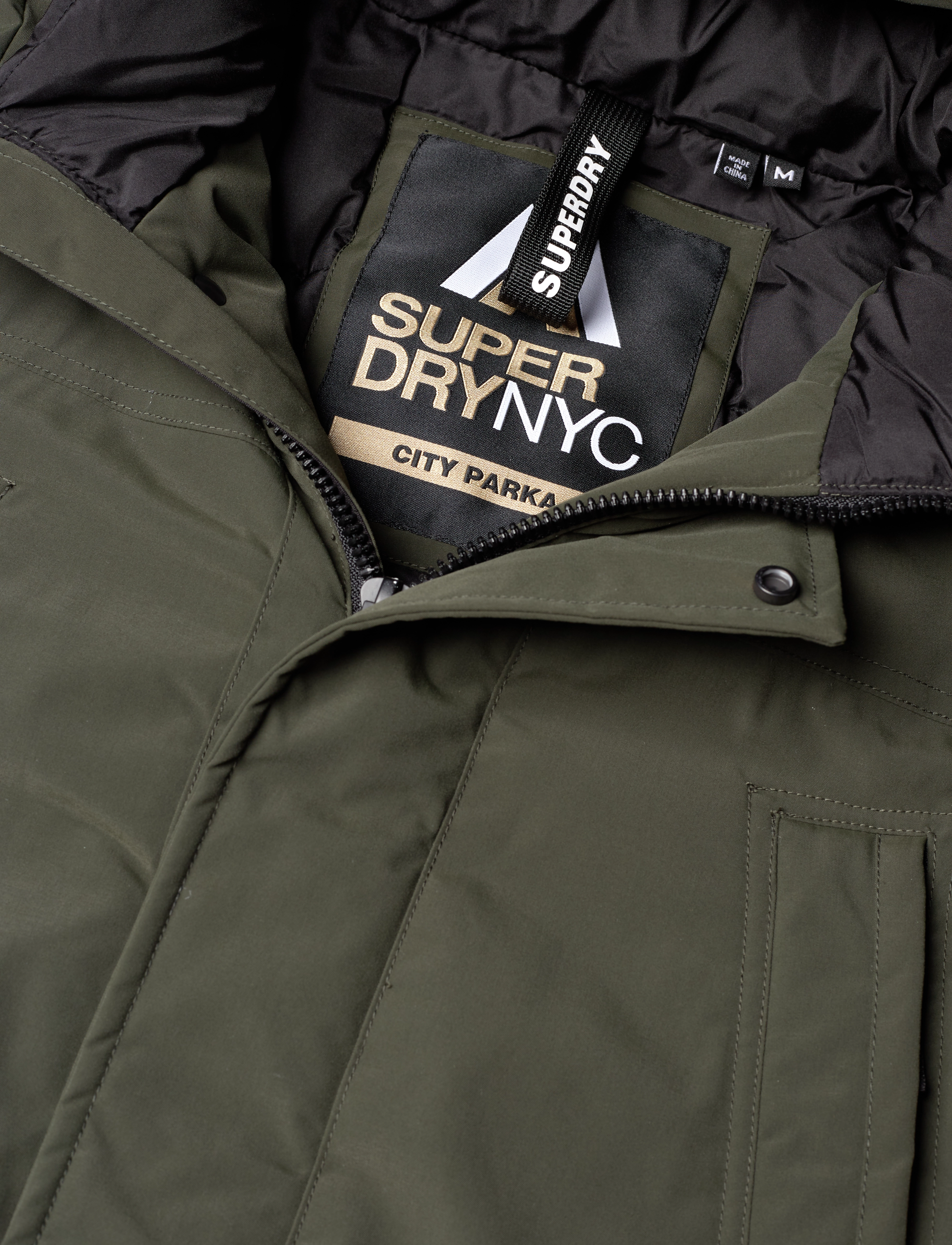 Superdry - CITY PADDED PARKA JACKET - surplus goods olive green - 4