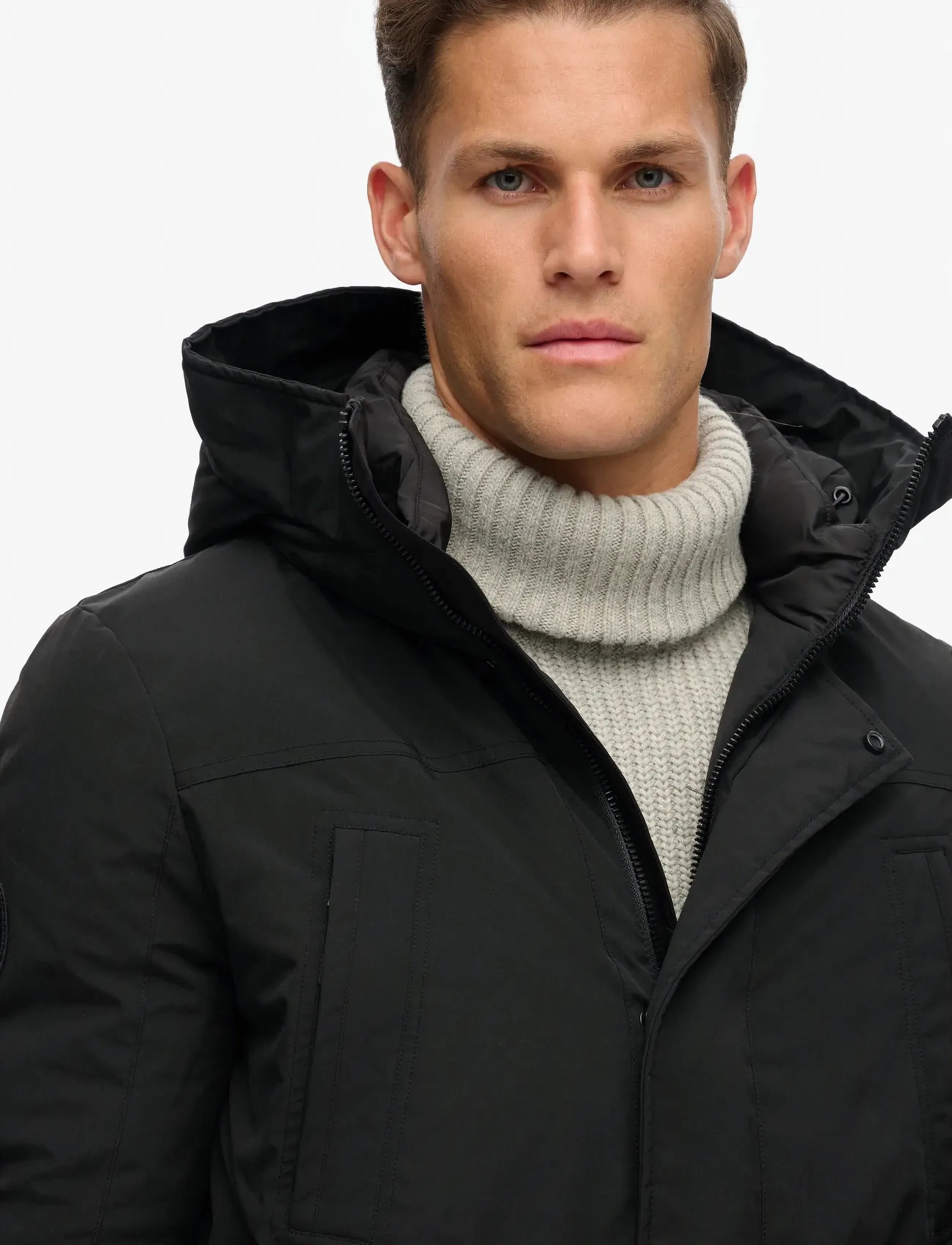 Superdry - CITY PADDED PARKA JACKET - black - 3