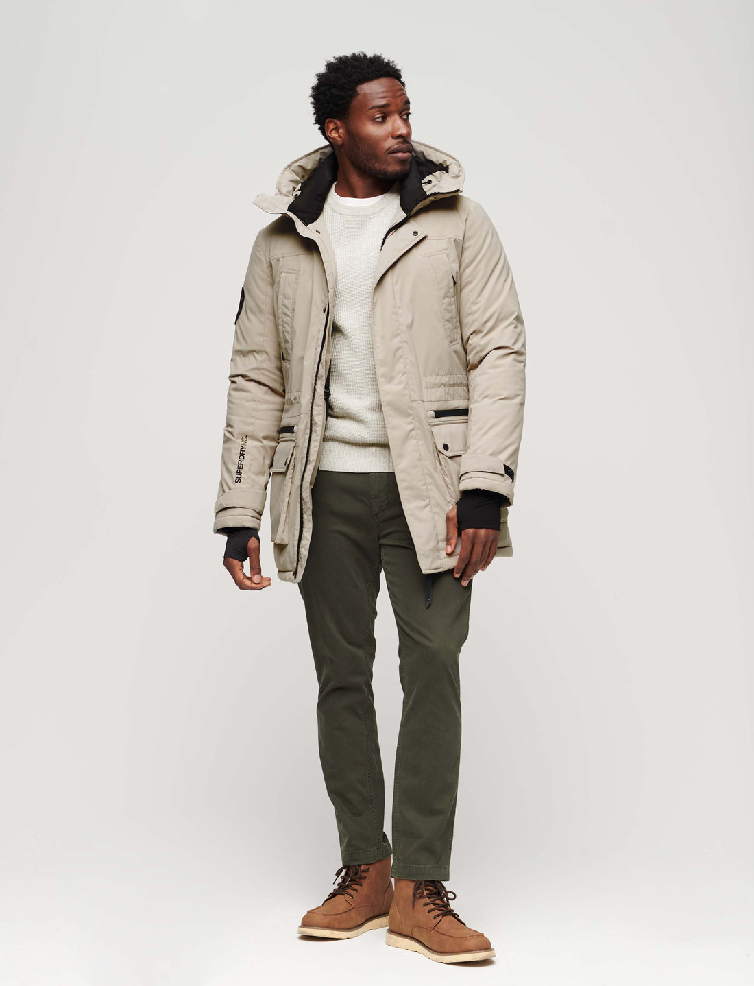 Dark 2025 grey parka