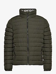 Superdry - FUJI PRINT PADDED JACKET - winter jackets - dark moss green - 0
