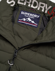 Superdry - FUJI PRINT PADDED JACKET - winter jackets - dark moss green - 5