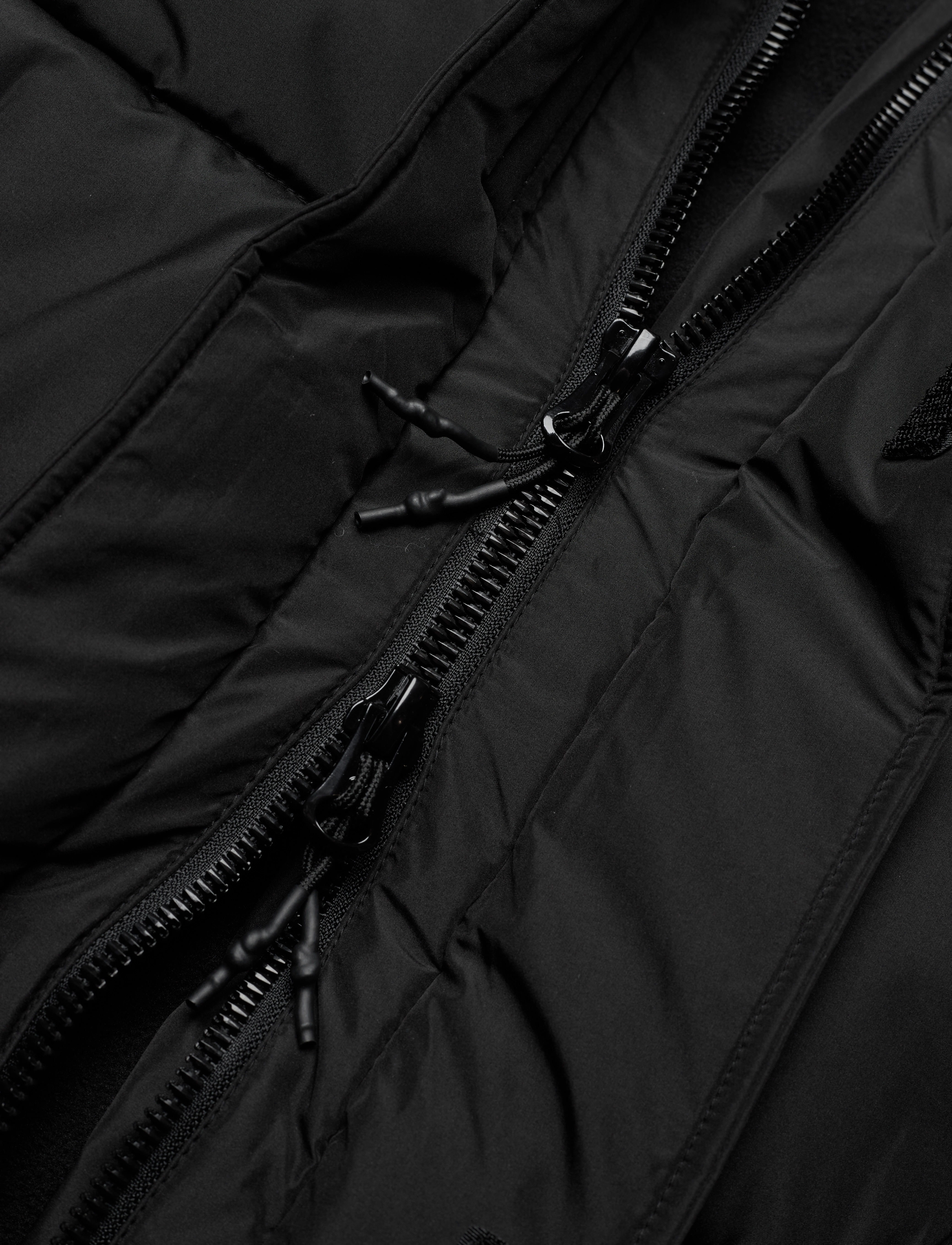 Superdry - HOODED LONGLINE SPORTS PUFFER - black - 4