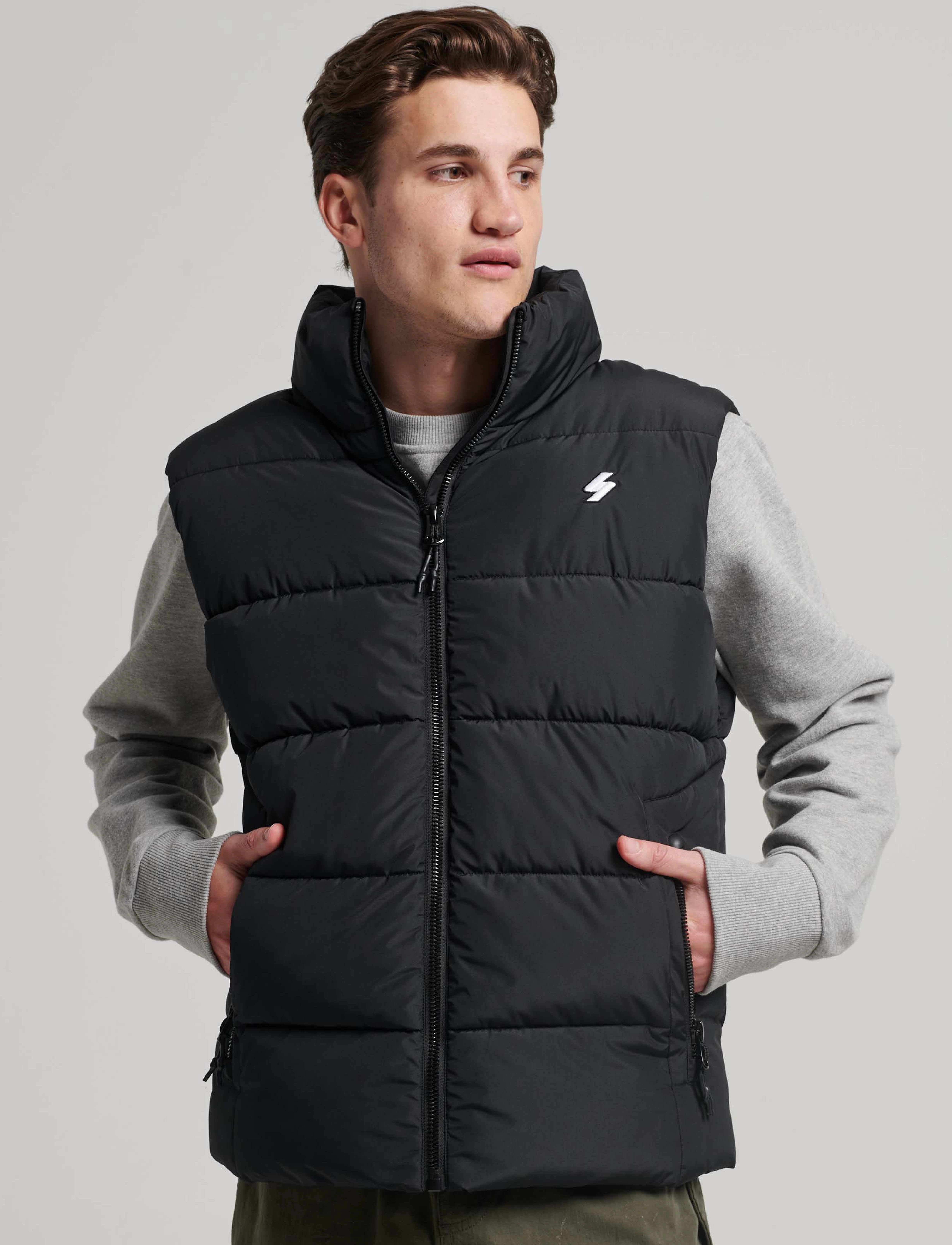 Superdry - SPORTS PUFFER GILET - black - 2