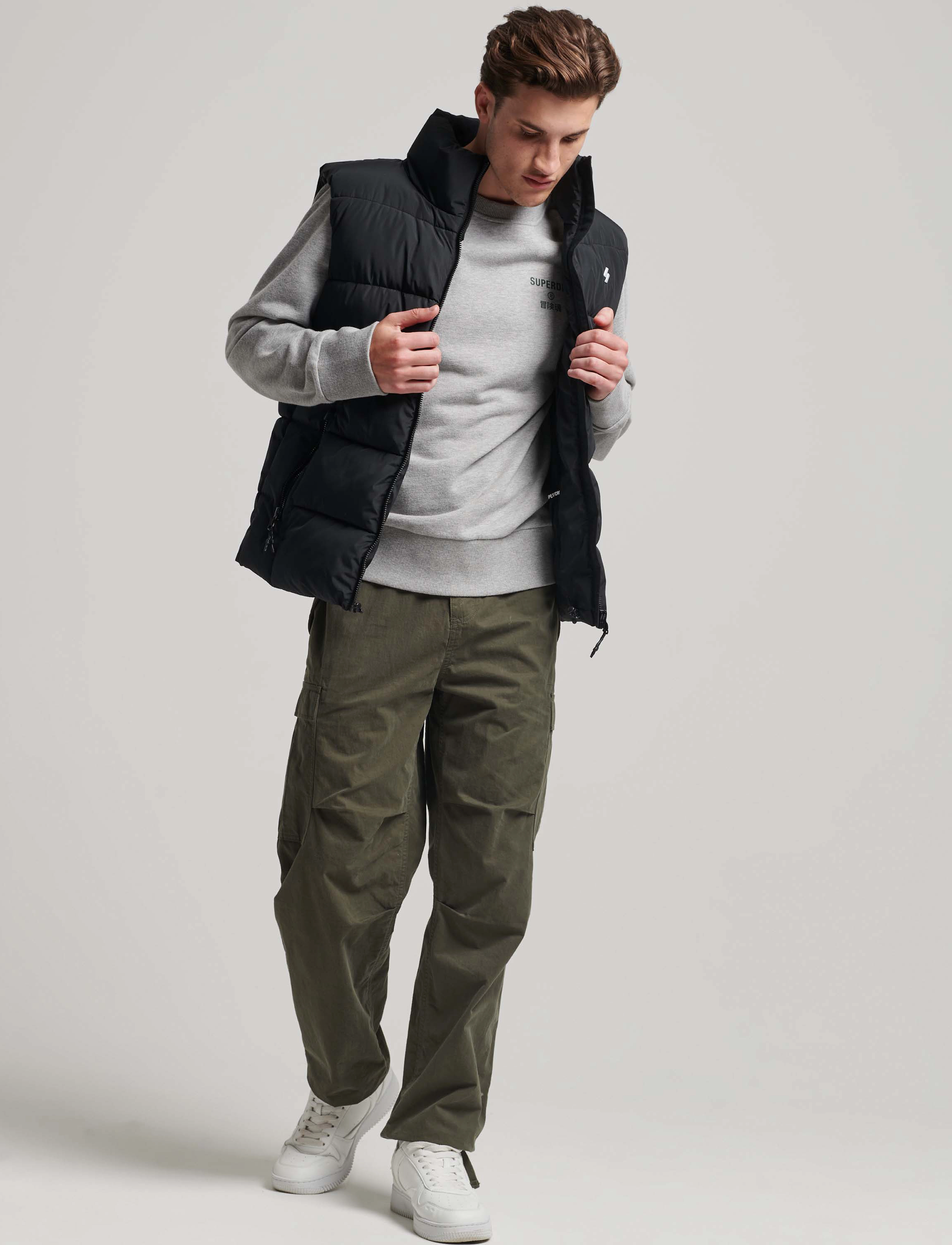 Superdry - SPORTS PUFFER GILET - black - 3