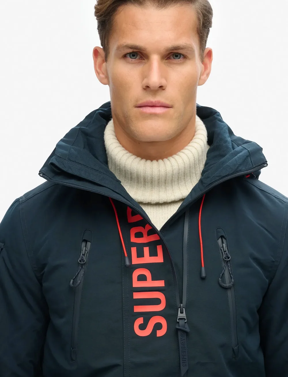 Superdry - ULTIMATE WINDCHEATER - winterjacken - eclipse navy/bold orange - 3