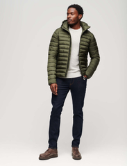 Superdry - HOODED FUJI SPORT PADDED JKT - winter jackets - dark moss green - 3