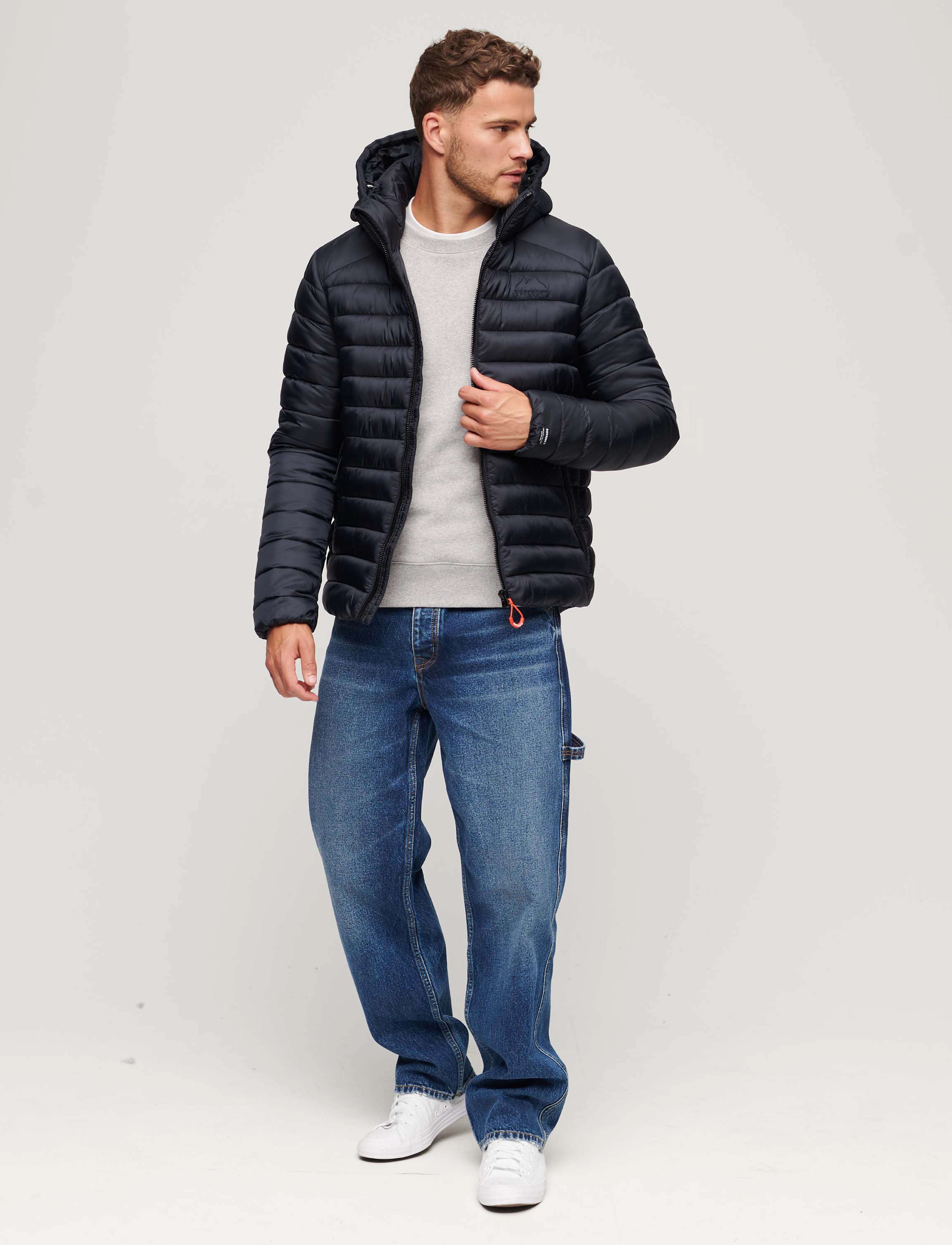 Superdry - HOODED FUJI SPORT PADDED JKT - eclipse navy - 4
