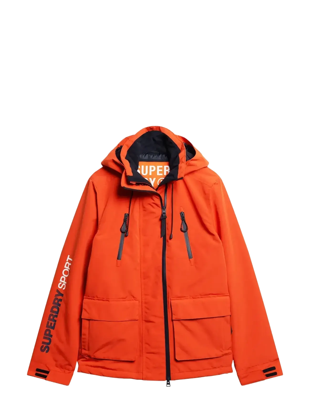 Superdry HOODED ULTIMATE WINDBREAKER - Outerwear - BOLD ORANGE / orange